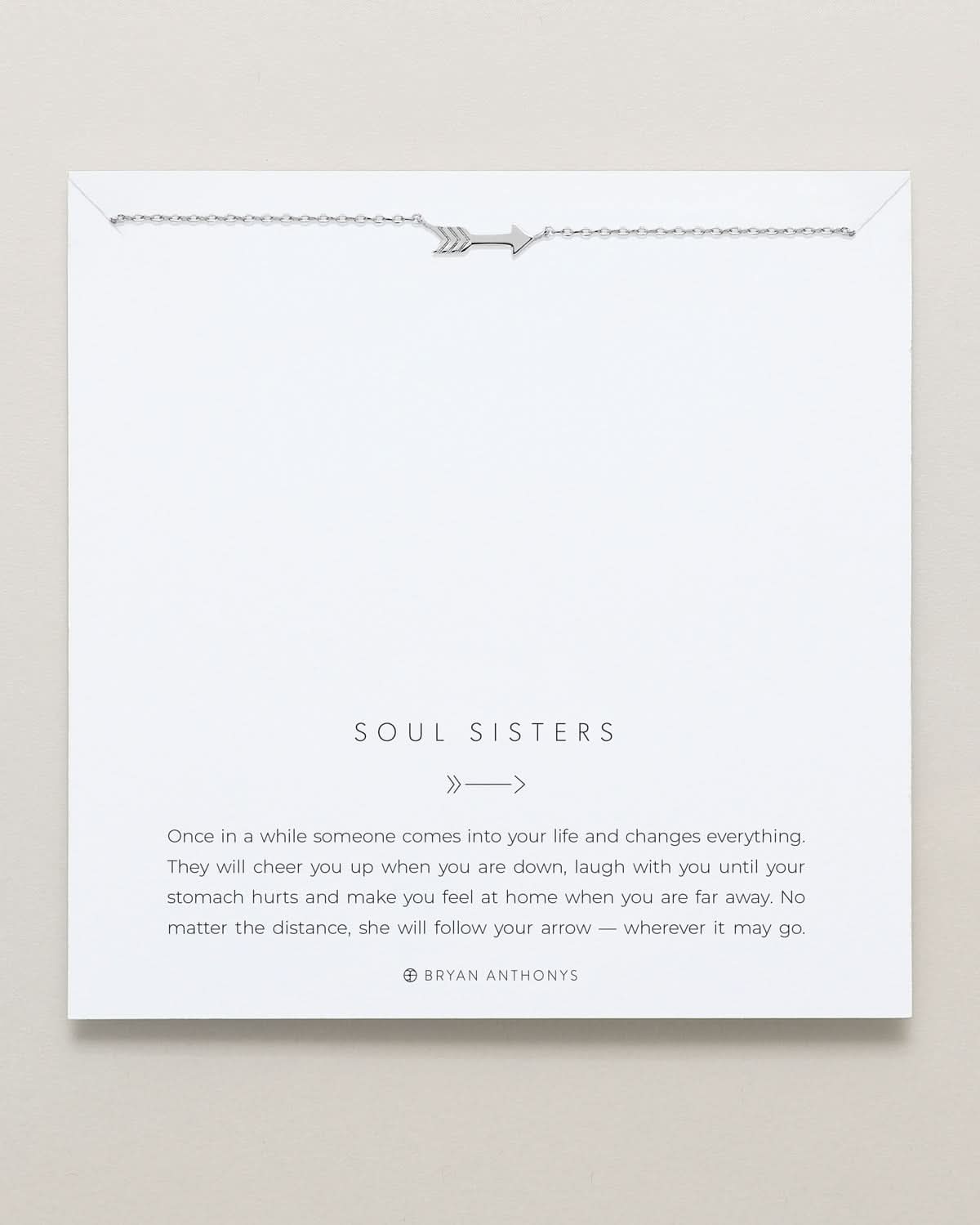 Soul Sisters Icon Arrow Necklace by Bryan Anthonys at Shirley Shoppe