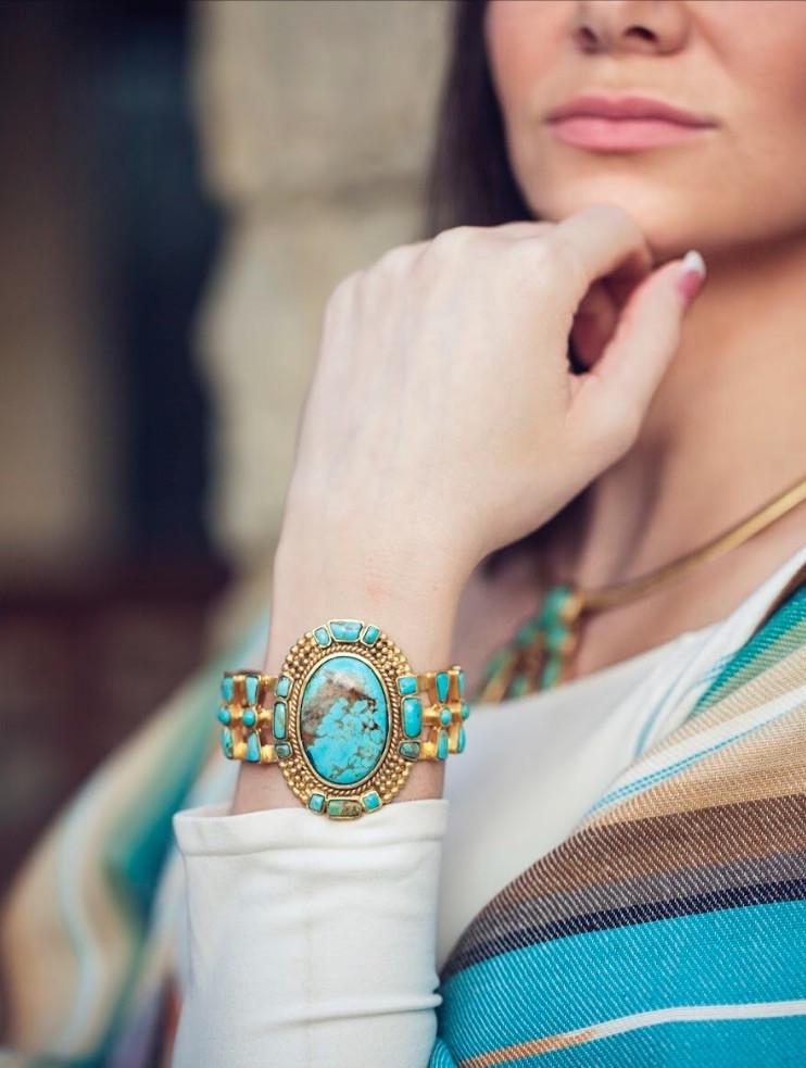 Southwestern Cuff by Christina Greene at Shirley Shoppe