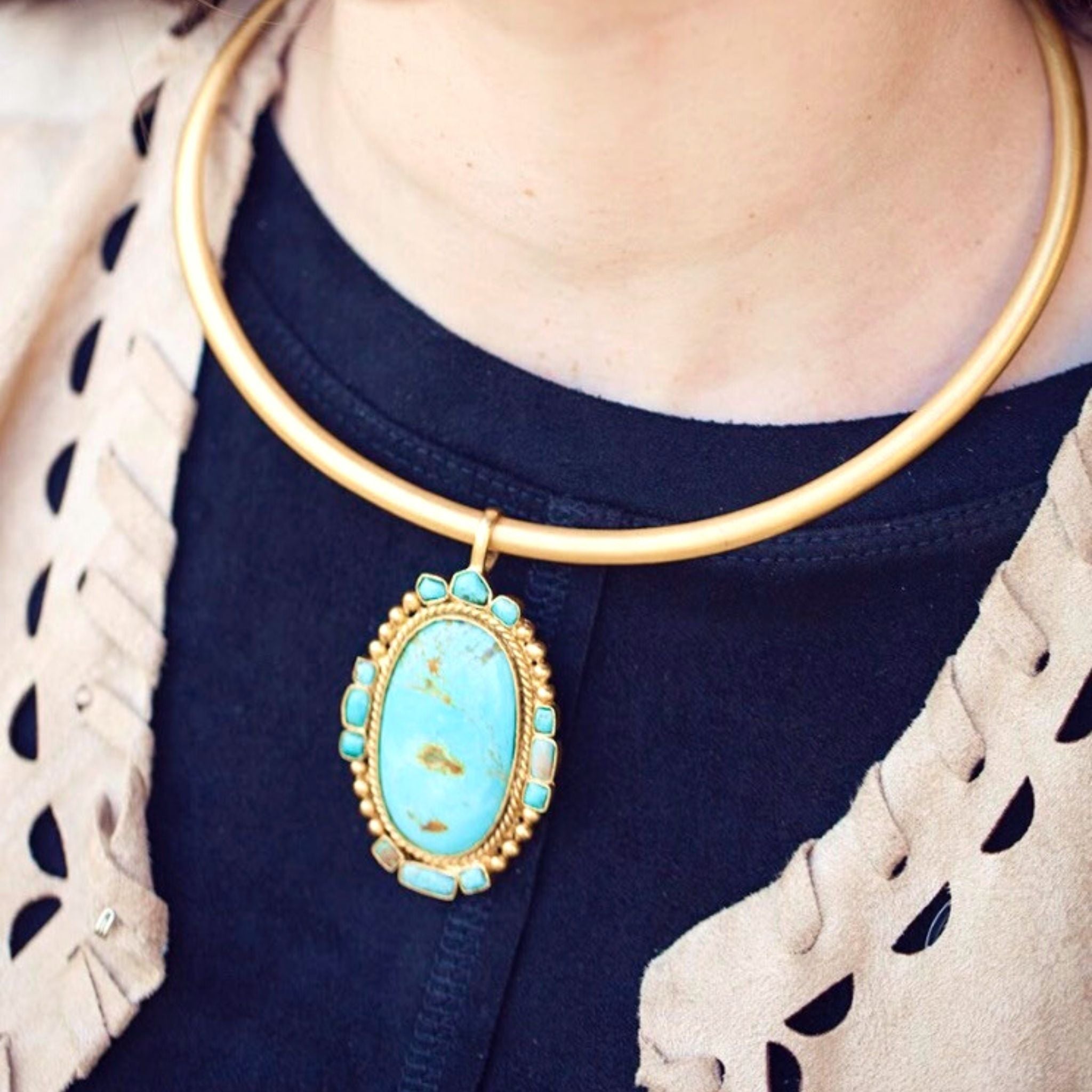 Southwestern Pendant by Christina Greene at Shirley Shoppe
