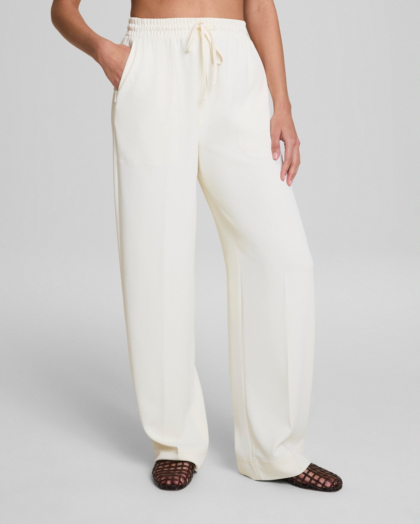 SPANX® CarryOn Wide Leg Pant | Linen by Spanx at Shirley Shoppe