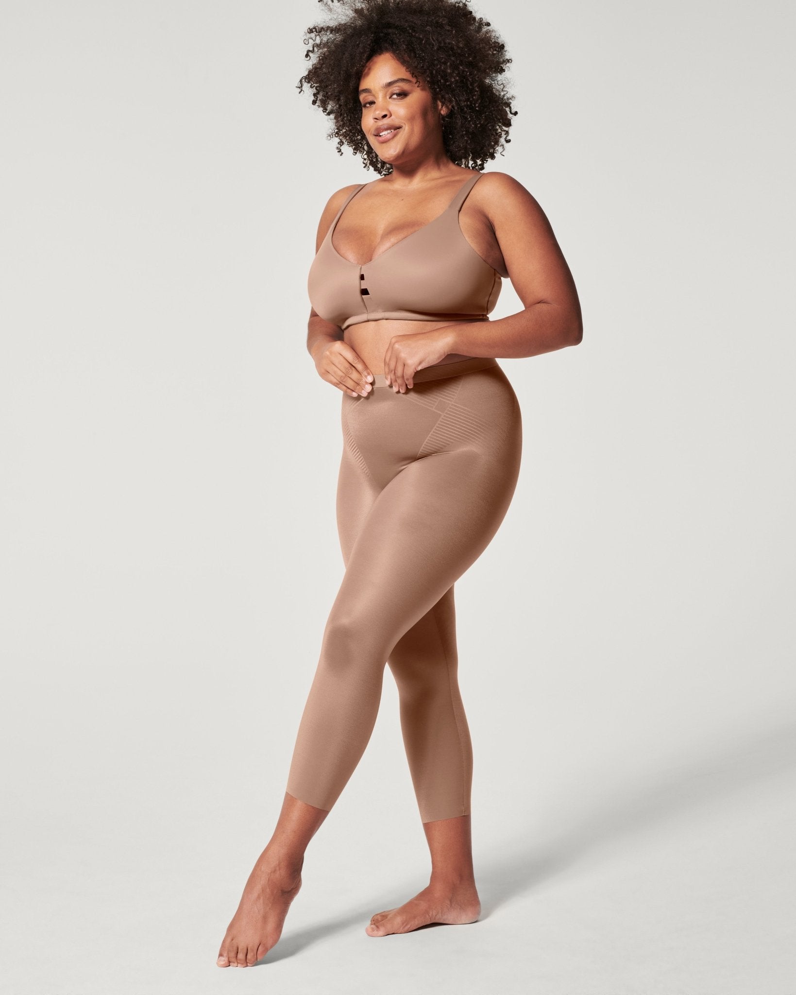 SPANXshape™ Invisible Capri | Cafe Au Lait by Spanx at Shirley Shoppe