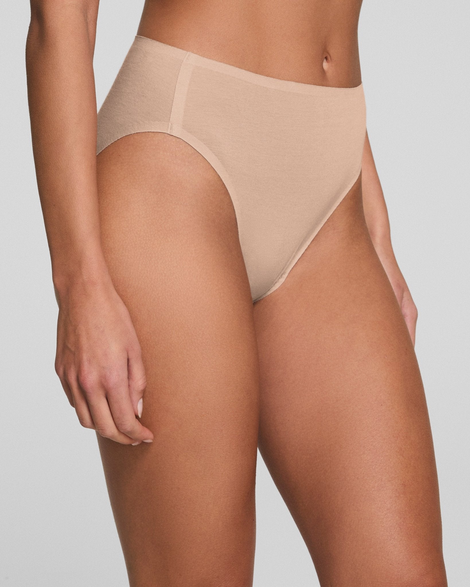 SPANXsmooth™ Fit - To - You Supima® Cotton Brief 3 - Pack | Powder/Toasted Oatmeal/Very Black by Spanx at Shirley Shoppe
