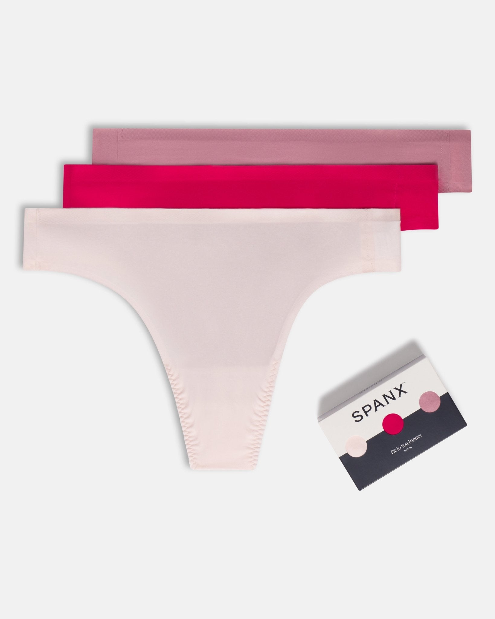SPANXsmooth™ Fit-To-You Thong 3-Pack Box by SPANX at Shirley Shoppe