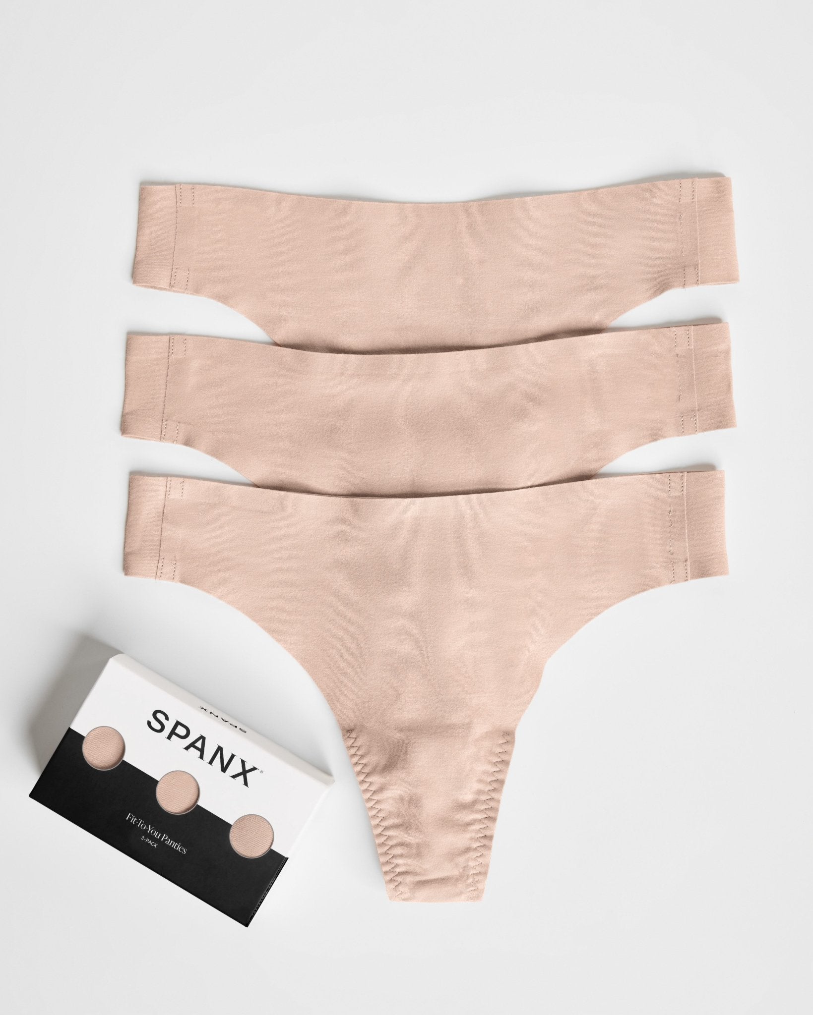 SPANXsmooth™ Fit-To-You Thong 3-Pack Box by SPANX at Shirley Shoppe
