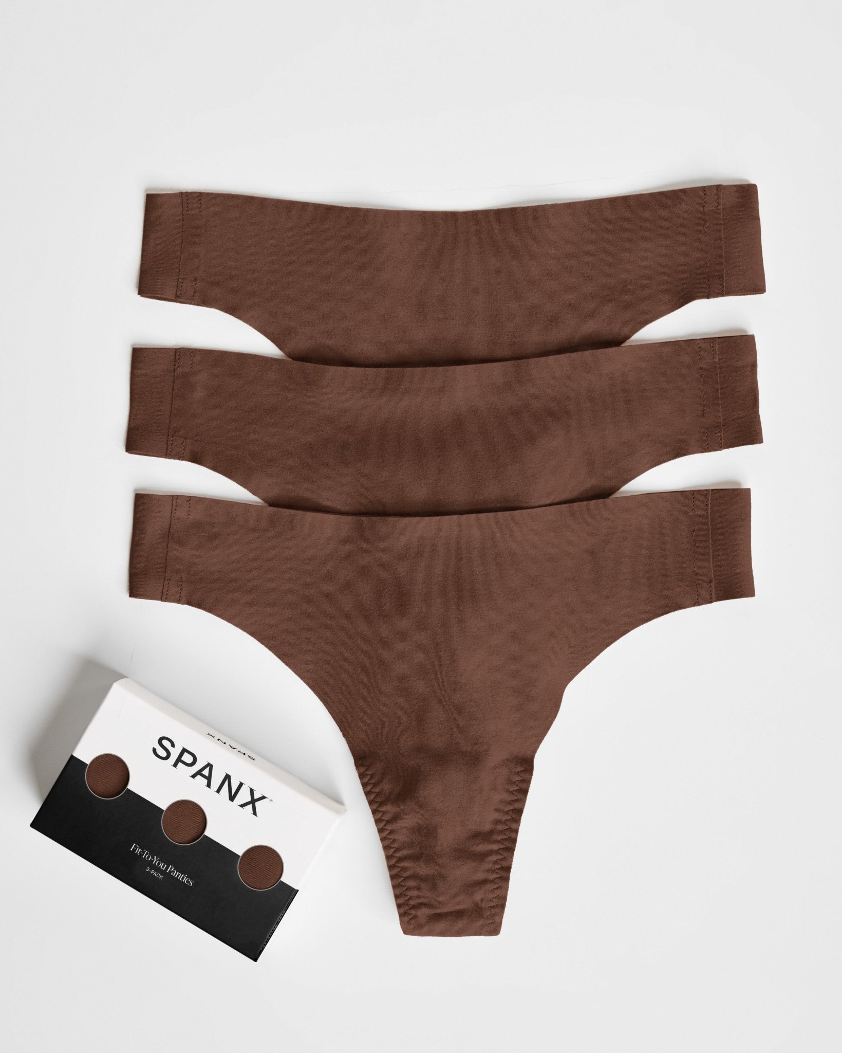 SPANXsmooth™ Fit-To-You Thong 3-Pack Box by SPANX at Shirley Shoppe