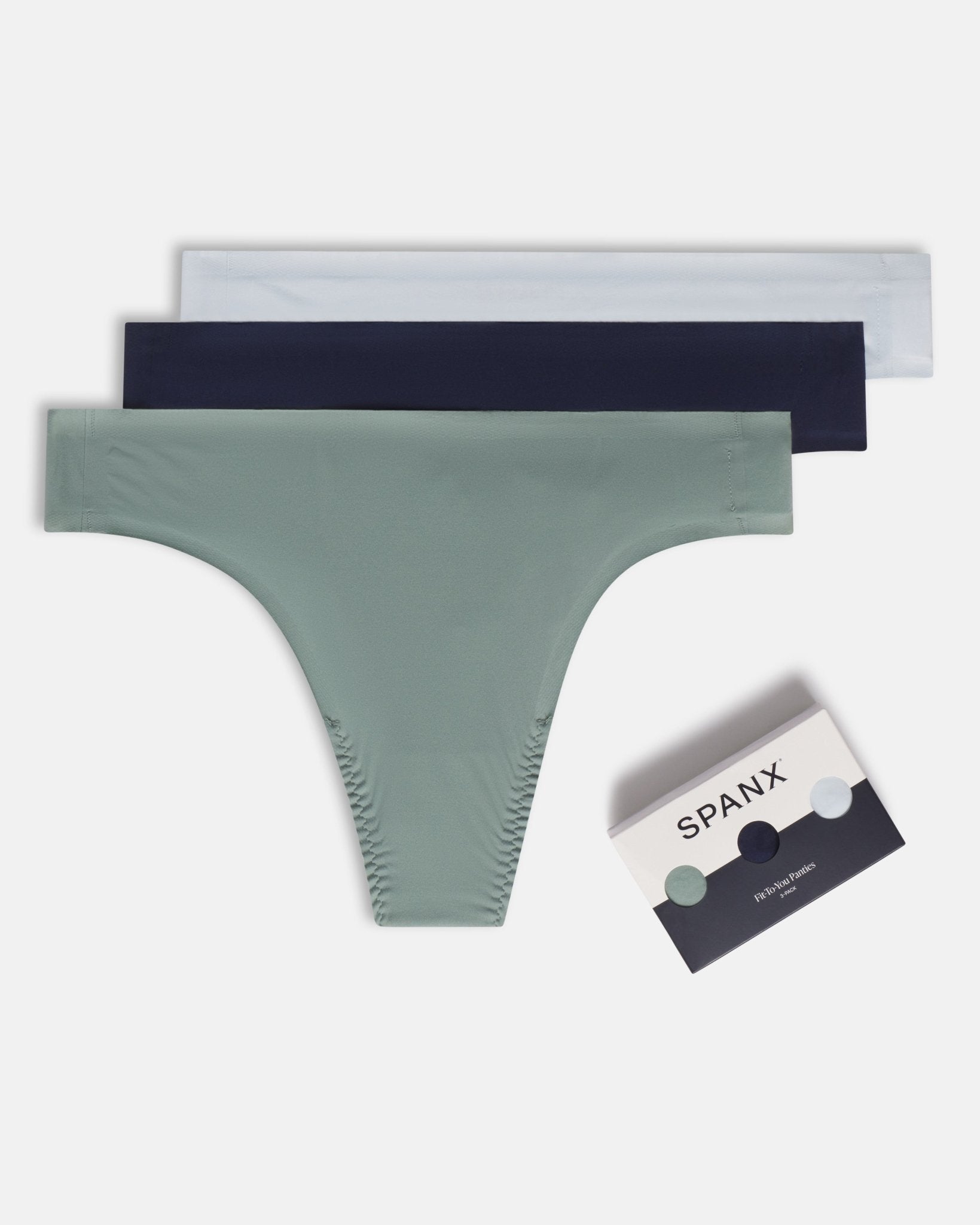 SPANXsmooth™ Fit-To-You Thong 3-Pack Box by SPANX at Shirley Shoppe