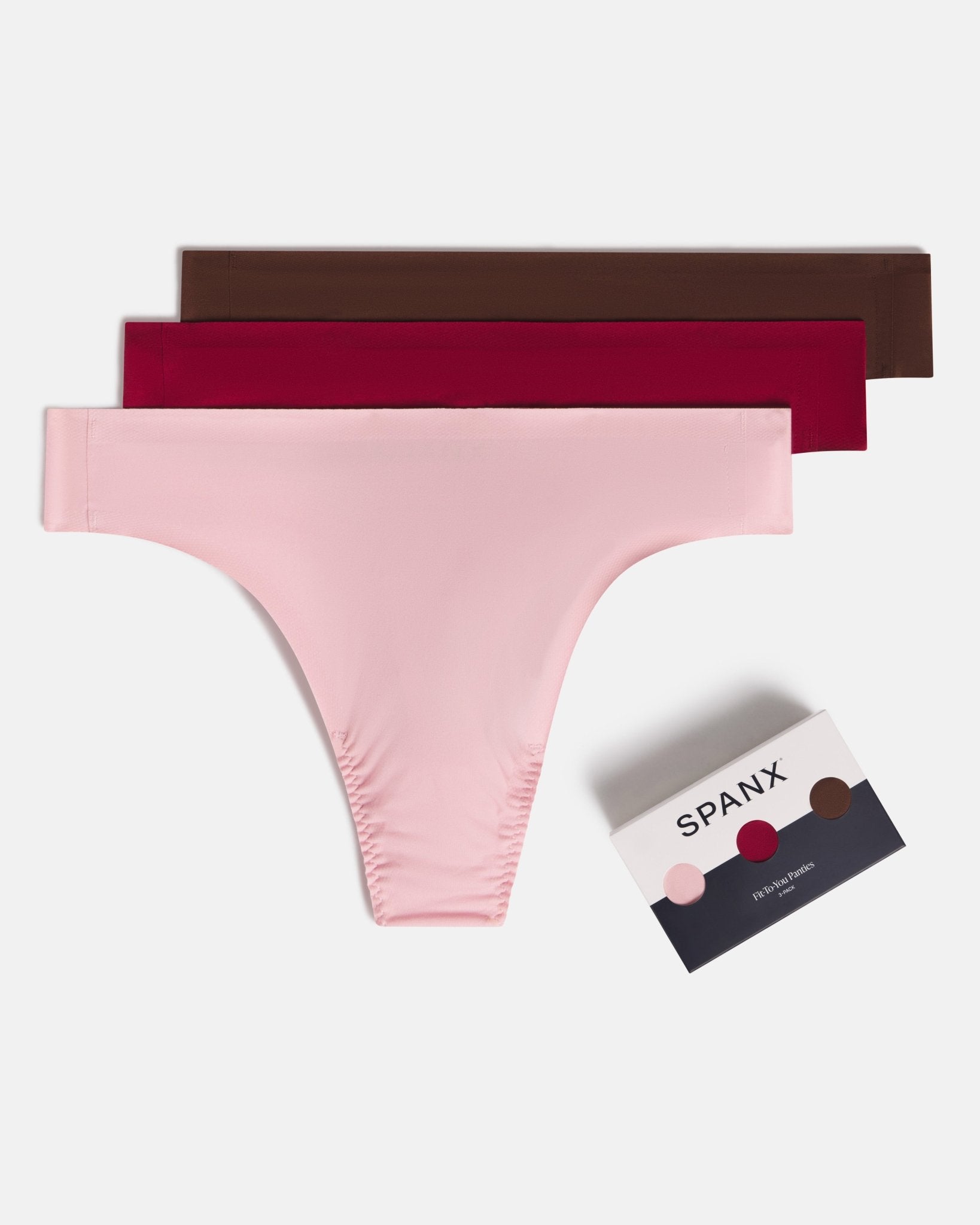 SPANXsmooth™ Fit-To-You Thong 3-Pack Box by SPANX at Shirley Shoppe
