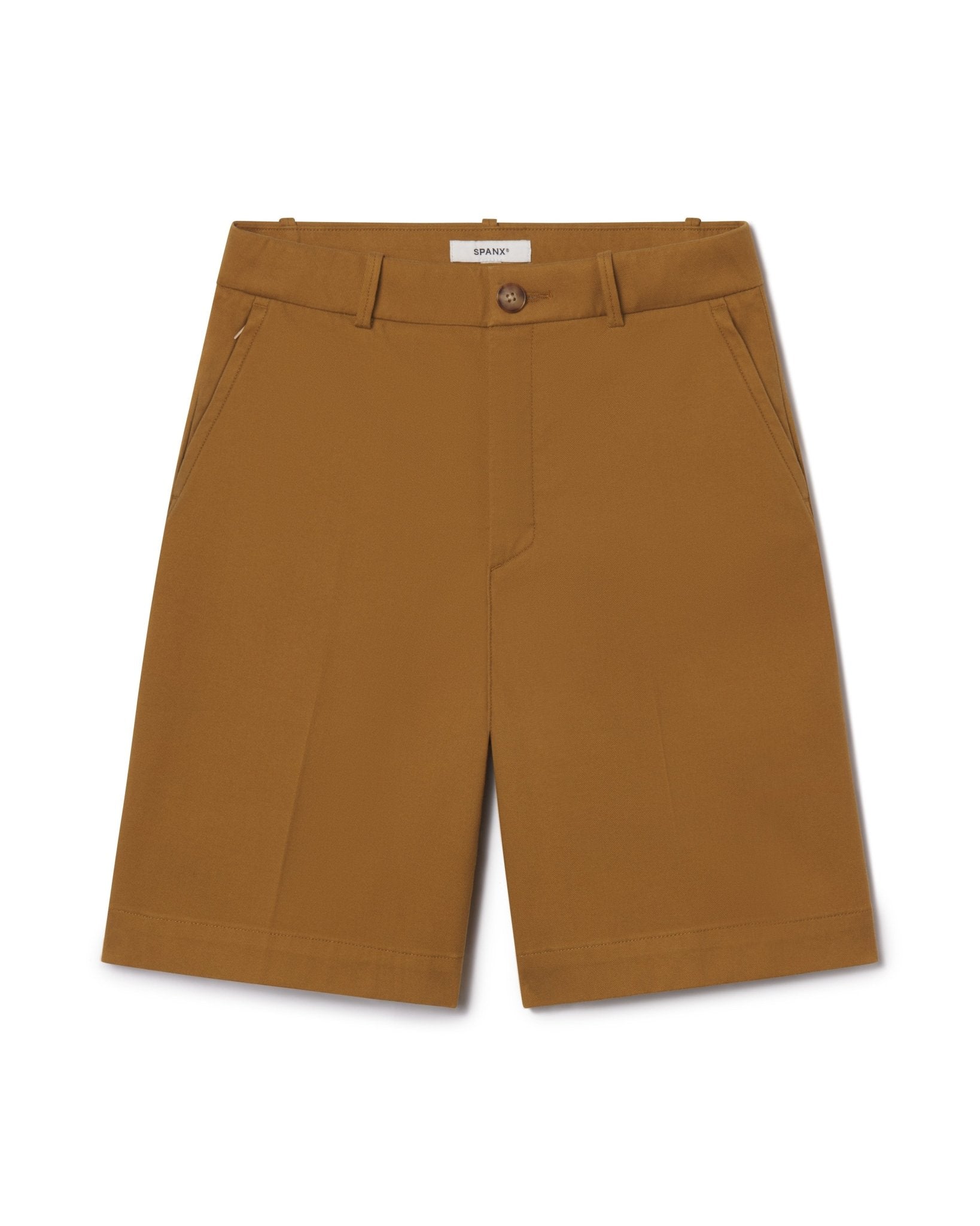 SPANXsupersmooth™ Stretch Twill Short, 9" | Flax by Spanx at Shirley Shoppe