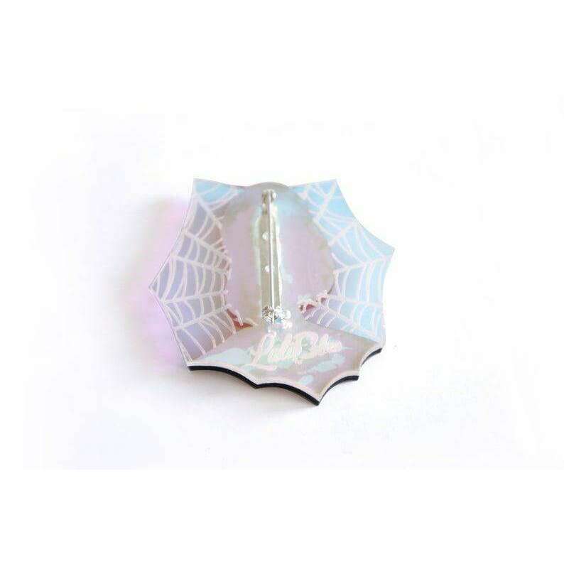 Spider Woman with Web Brooch by Laliblue