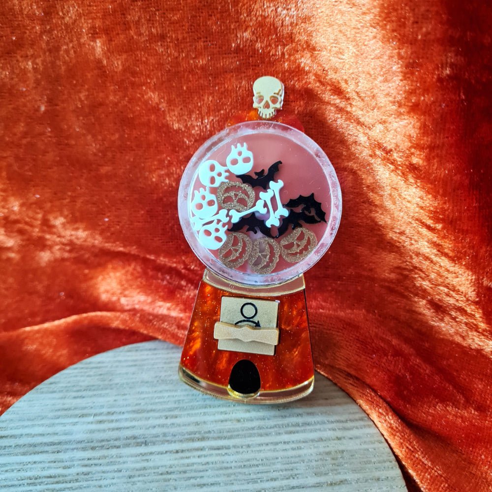 Spooky Sweet Gumball Machine Necklace by Cherryloco Jewellery by Quirks! at Shirley Shoppe
