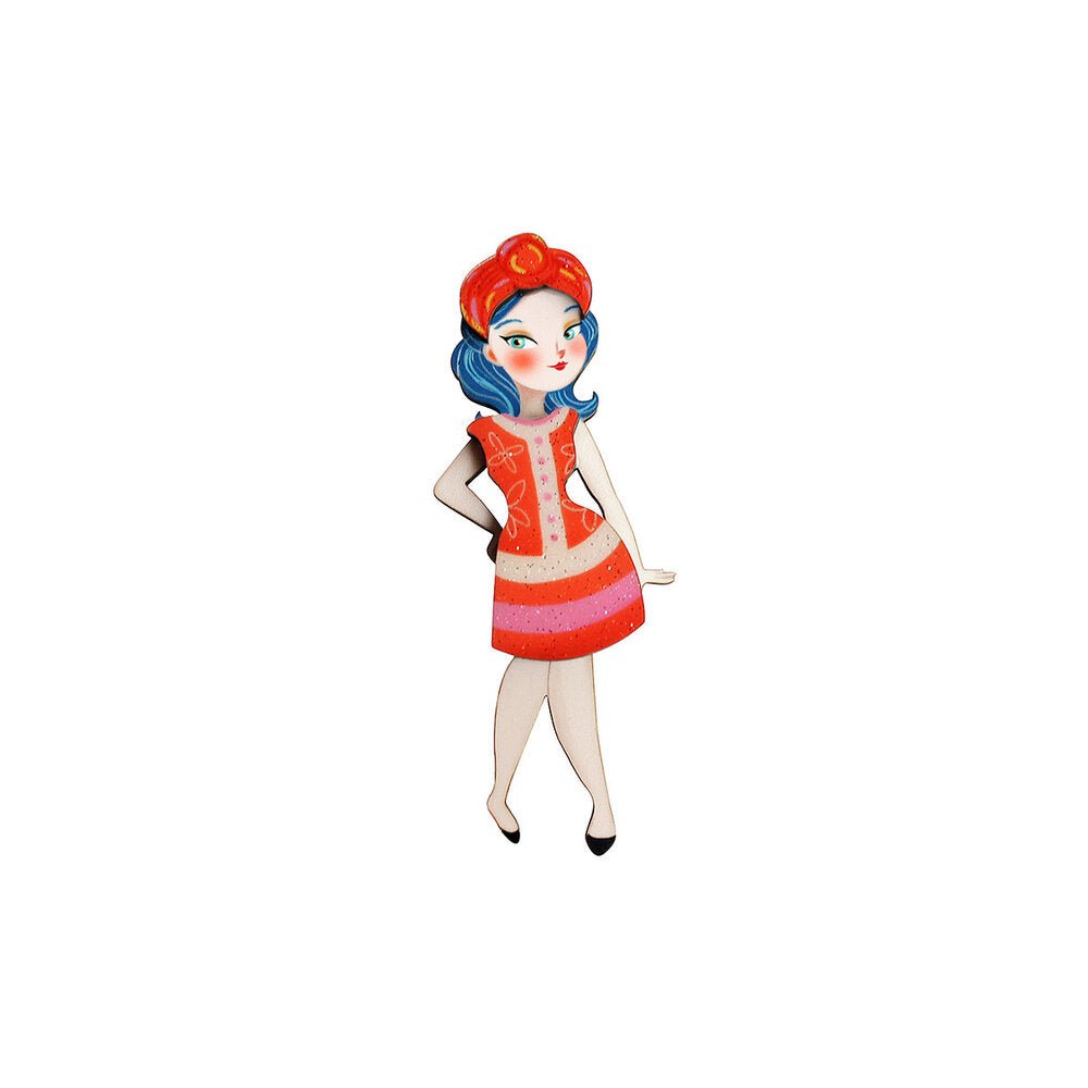 Spring Color Outfit Brooches by Laliblue by Quirks! at Shirley Shoppe