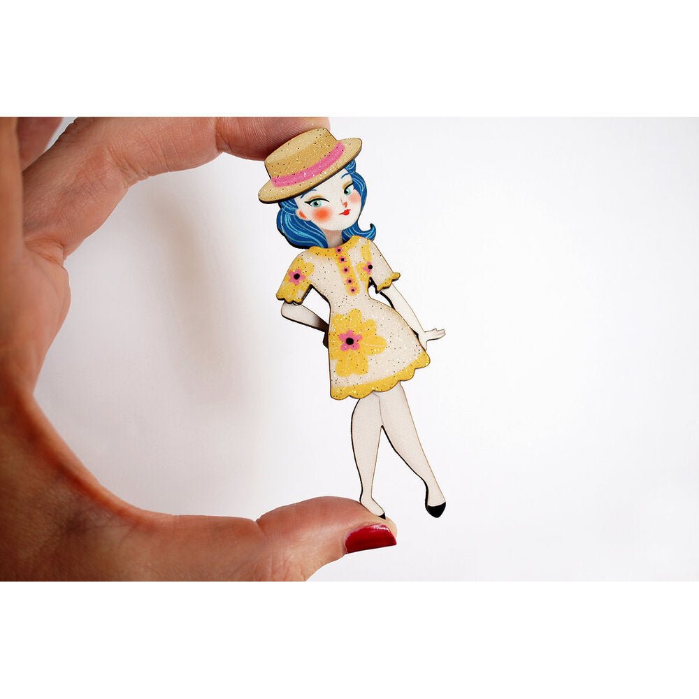 Spring Flowers Outfit Brooches by Laliblue by Quirks! at Shirley Shoppe