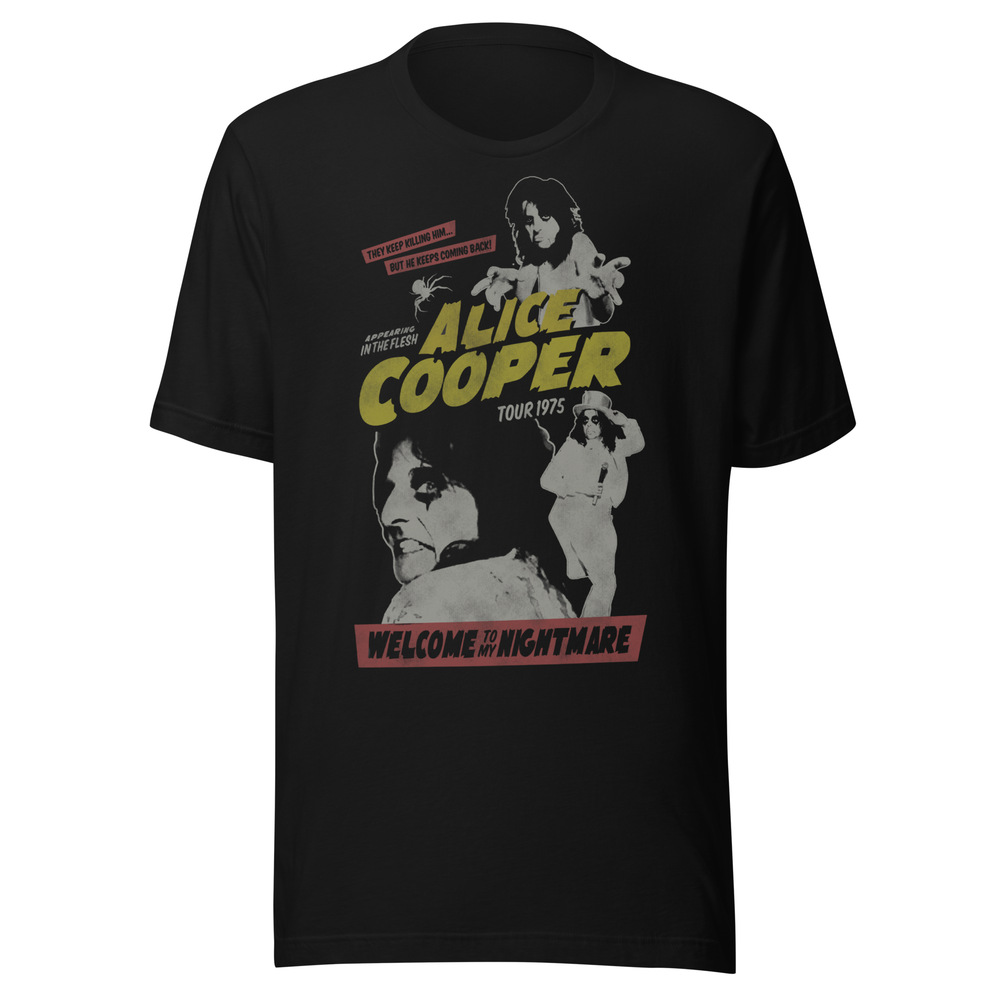 MERCHMOMENT Alice Cooper 1975 Tour Vintage T-Shirt [Apparel]