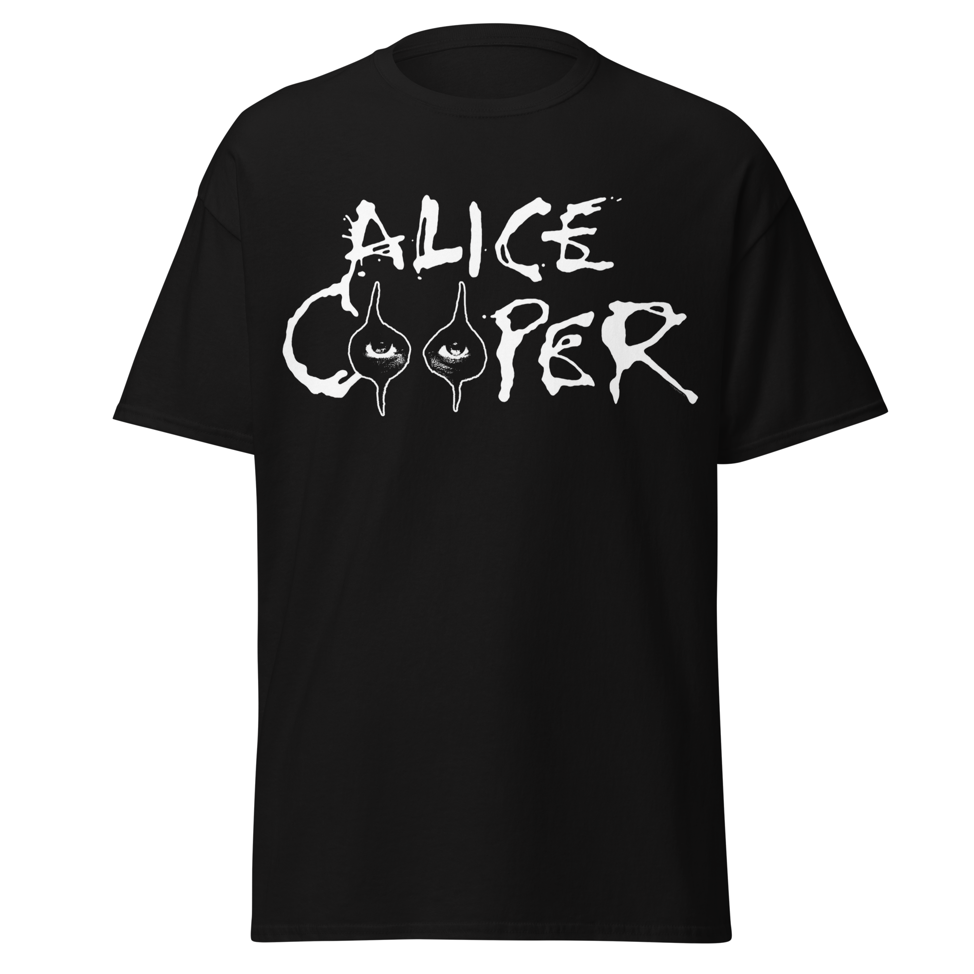 MERCHMOMENT Alice Cooper Big Eyes Jumbo Print T-Shirt [Apparel]