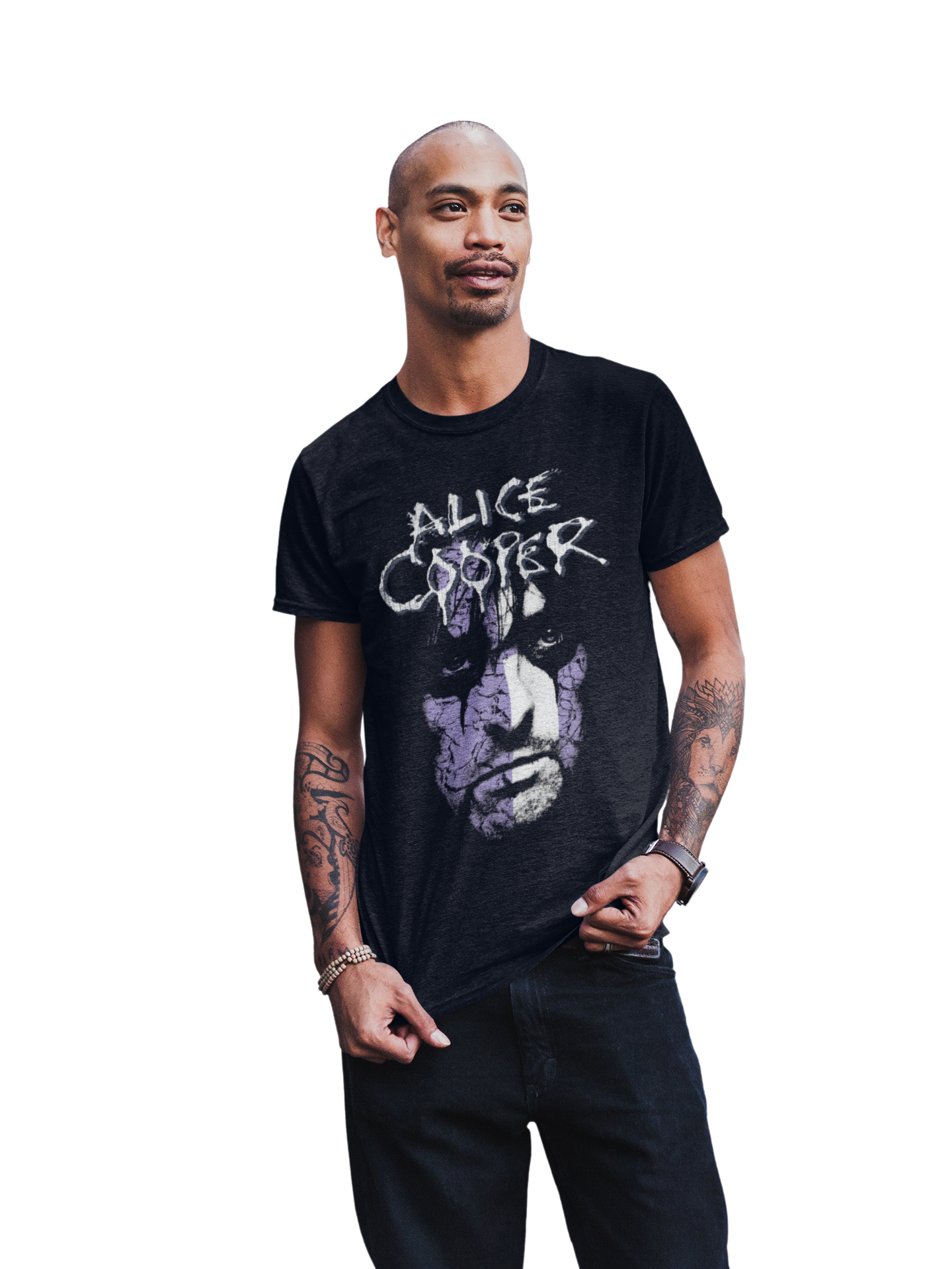 MERCHMOMENT Alice Cooper - Early 2000s Vintage Jumbo Print T-Shirt [Apparel]