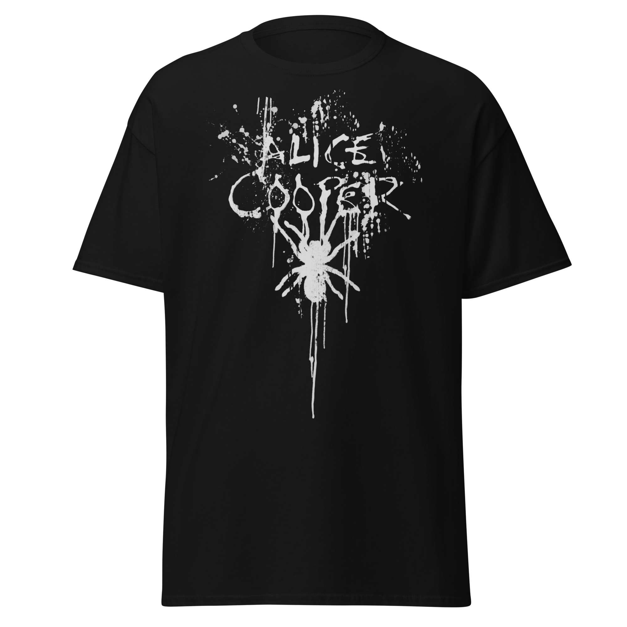 MERCHMOMENT Alice Cooper Spider Drip Jumbo Print T-Shirt [Apparel]