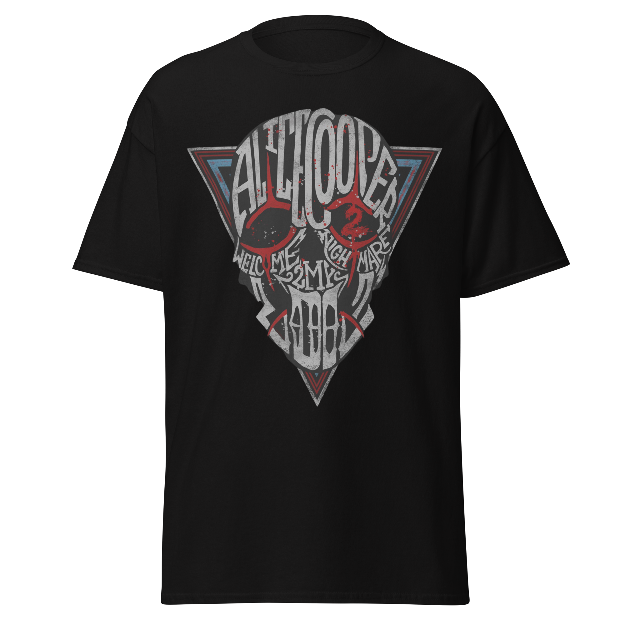 MERCHMOMENT Alice Cooper Welcome 2 My Jumbo Print T-Shirt [Apparel]