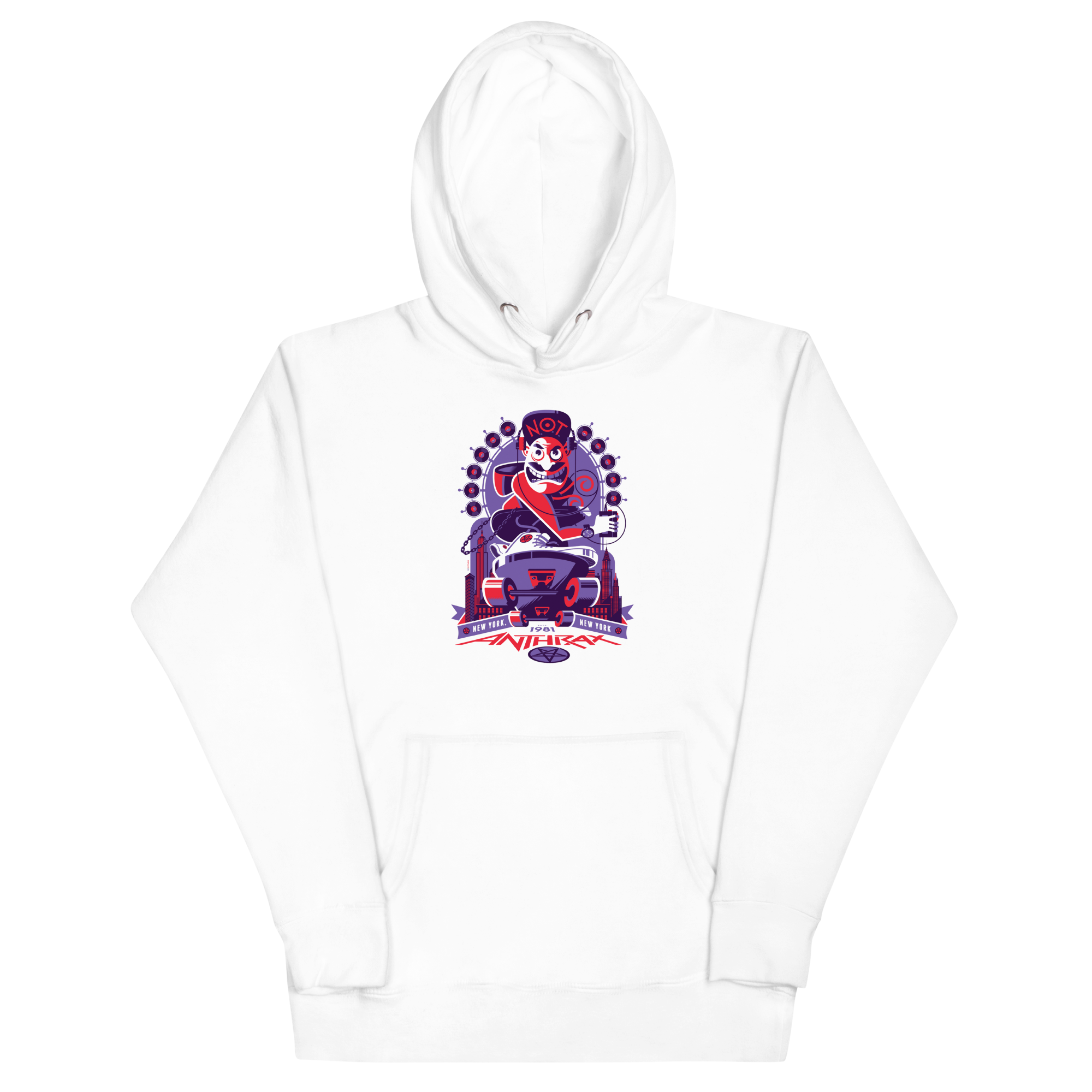 MERCHMOMENT Anthrax New York 81 Classic Hoodie [Apparel]