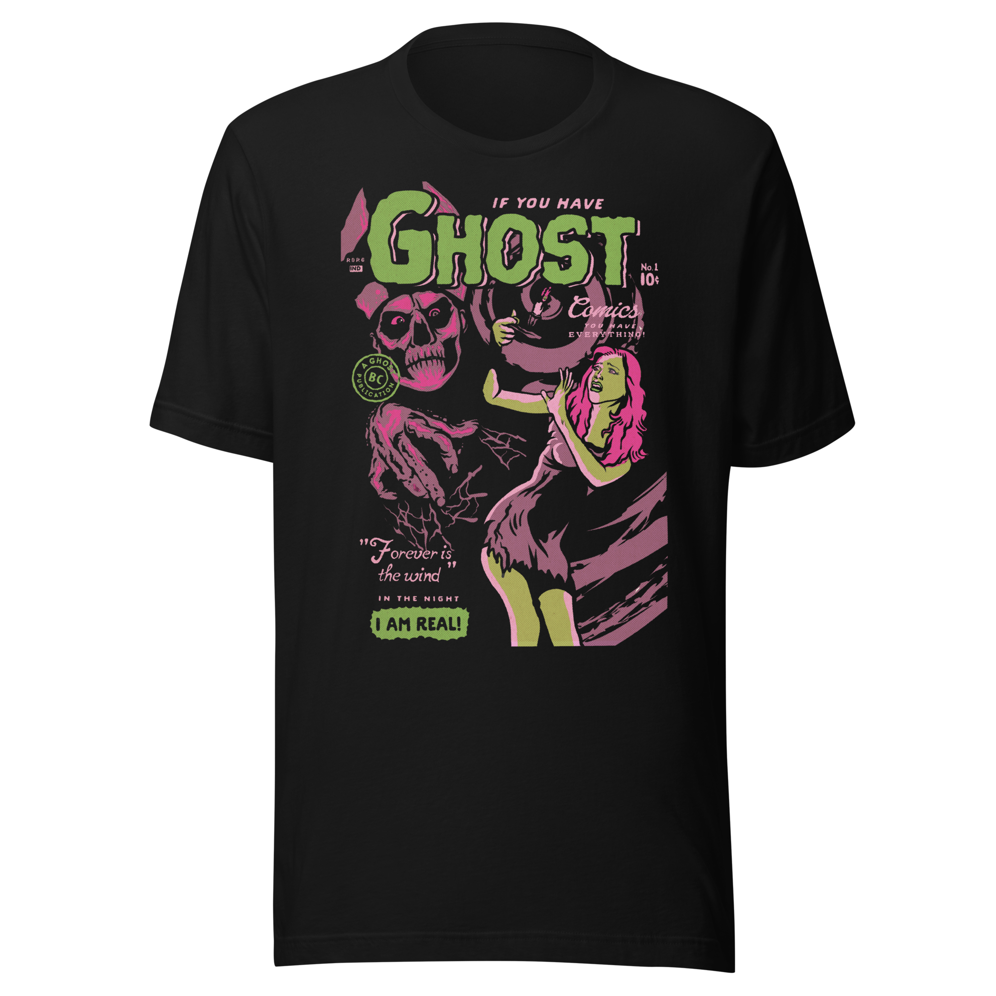 MERCHMOMENT Ghost Comics Vintage T-Shirt [Apparel]