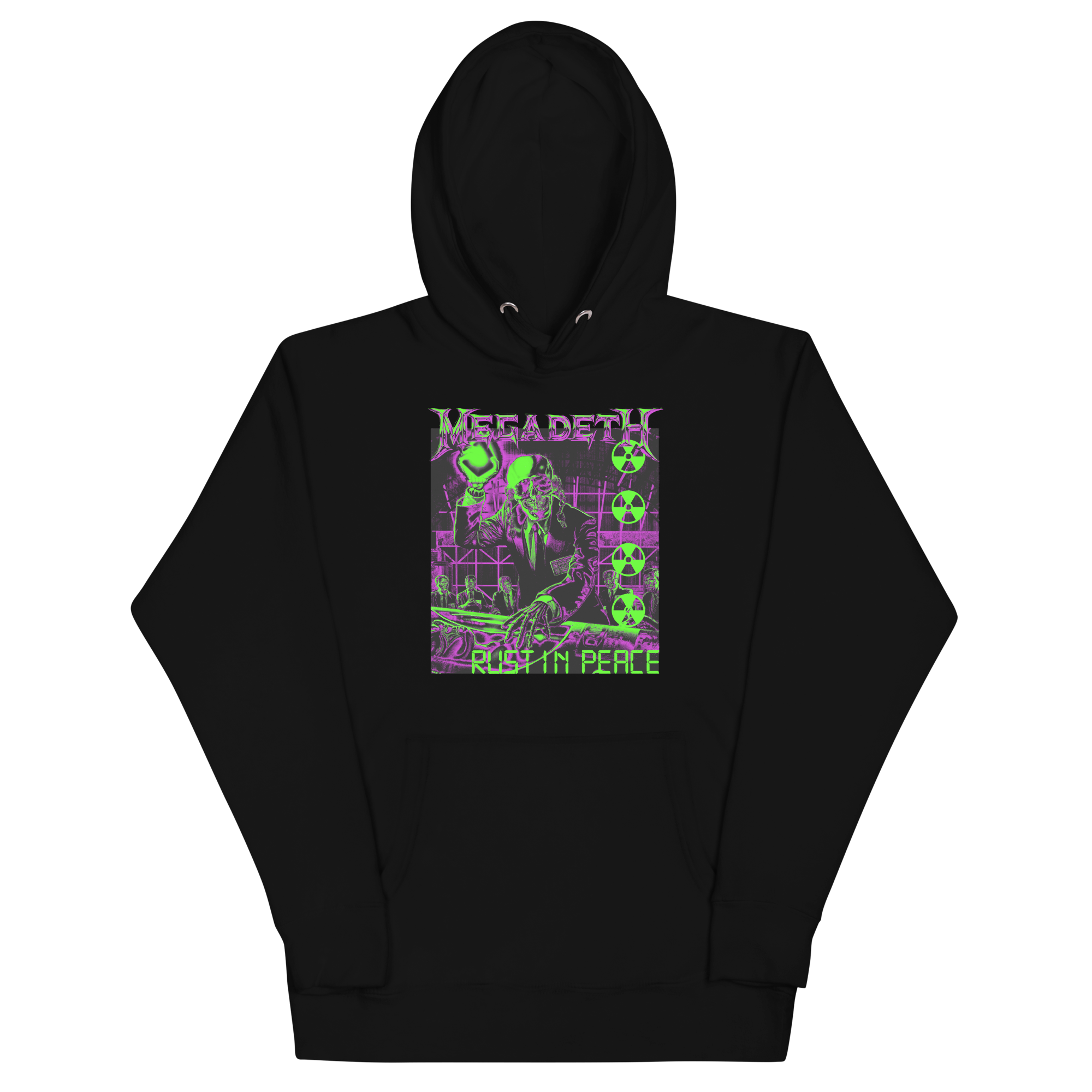 MERCHMOMENT Megadeth Neon Rust Classic Hoodie [Apparel]