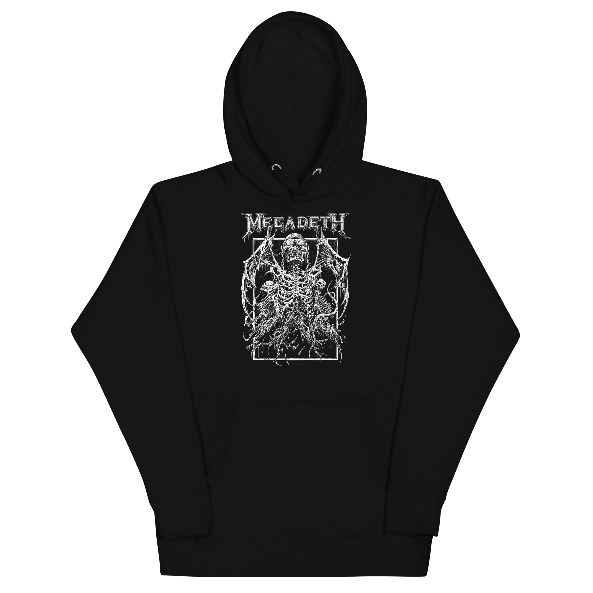 MERCHMOMENT Megadeth Skeleton Wings Classic Hoodie [Apparel]