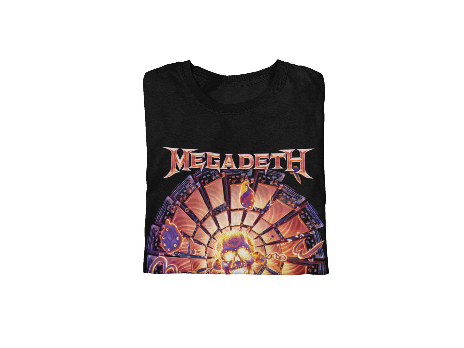 MERCHMOMENT Megadeth Super Collider Jumbo Print T-shirt [Apparel]