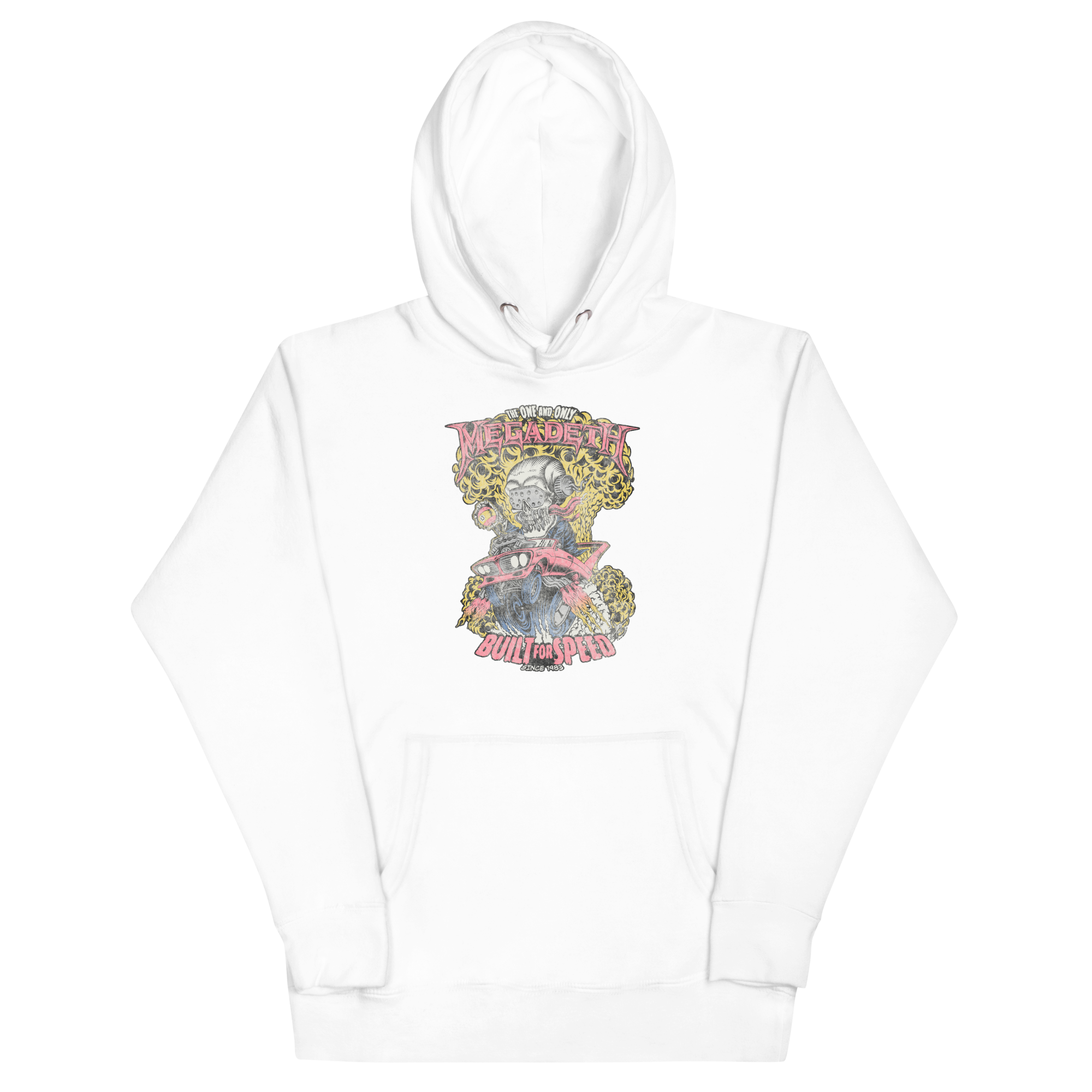 MERCHMOMENT MegaDeth - Vintage Built for Speed Classic Hoodie [Apparel]