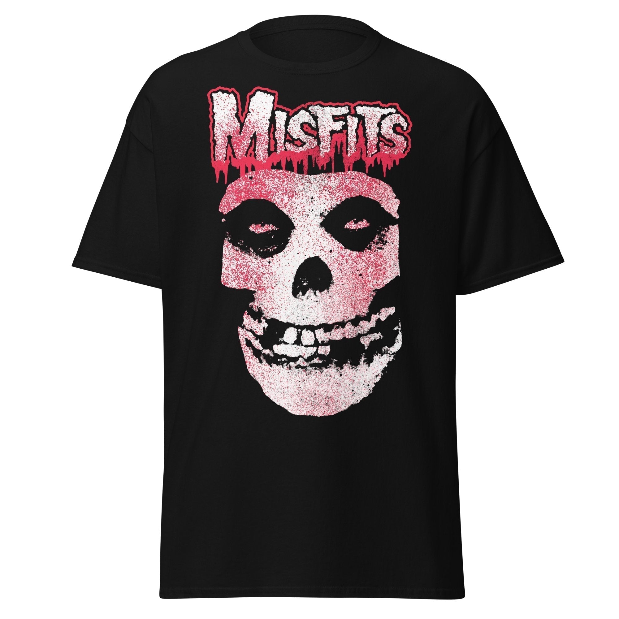 MERCHMOMENT Misfits Tagged Skull Jumbo Print T-shirt [Apparel]