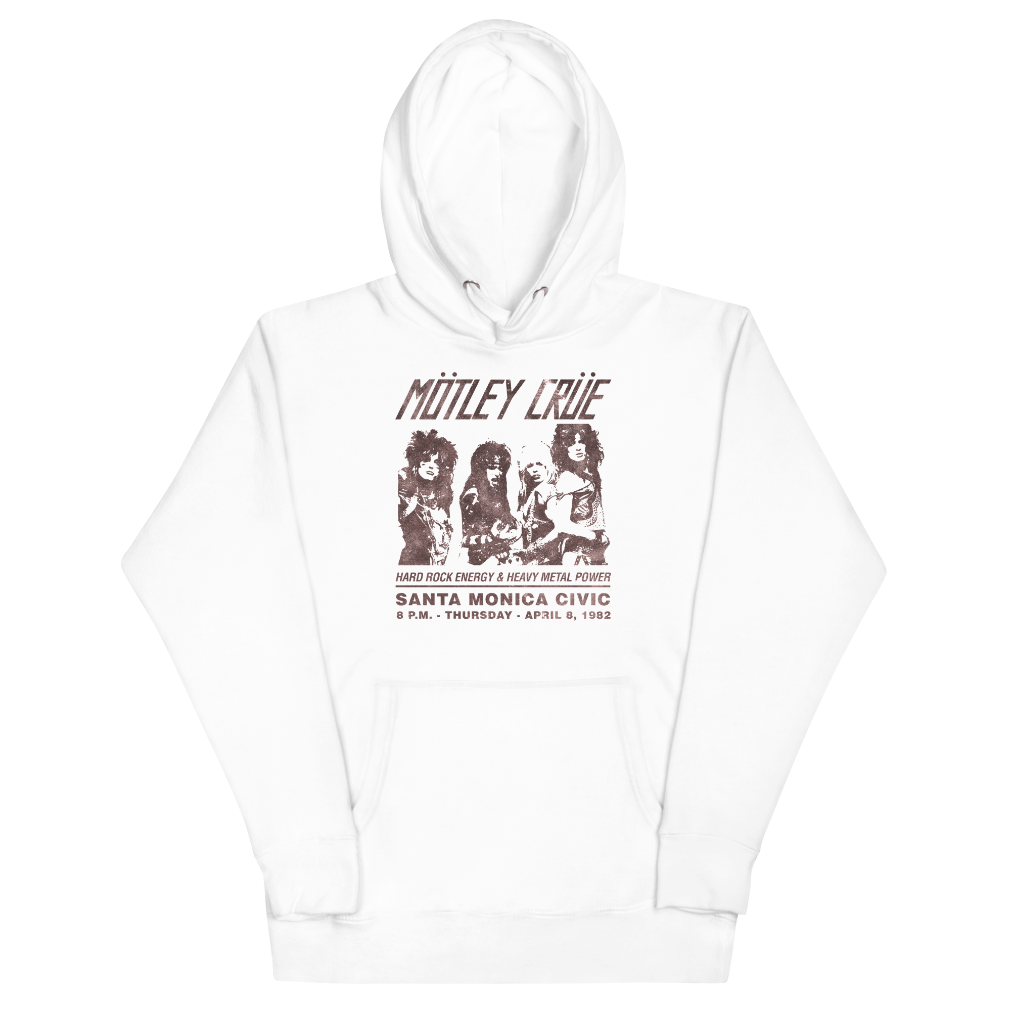 MERCHMOMENT Motley Crue '82 Santa Monica Classic Hoodie [Apparel]