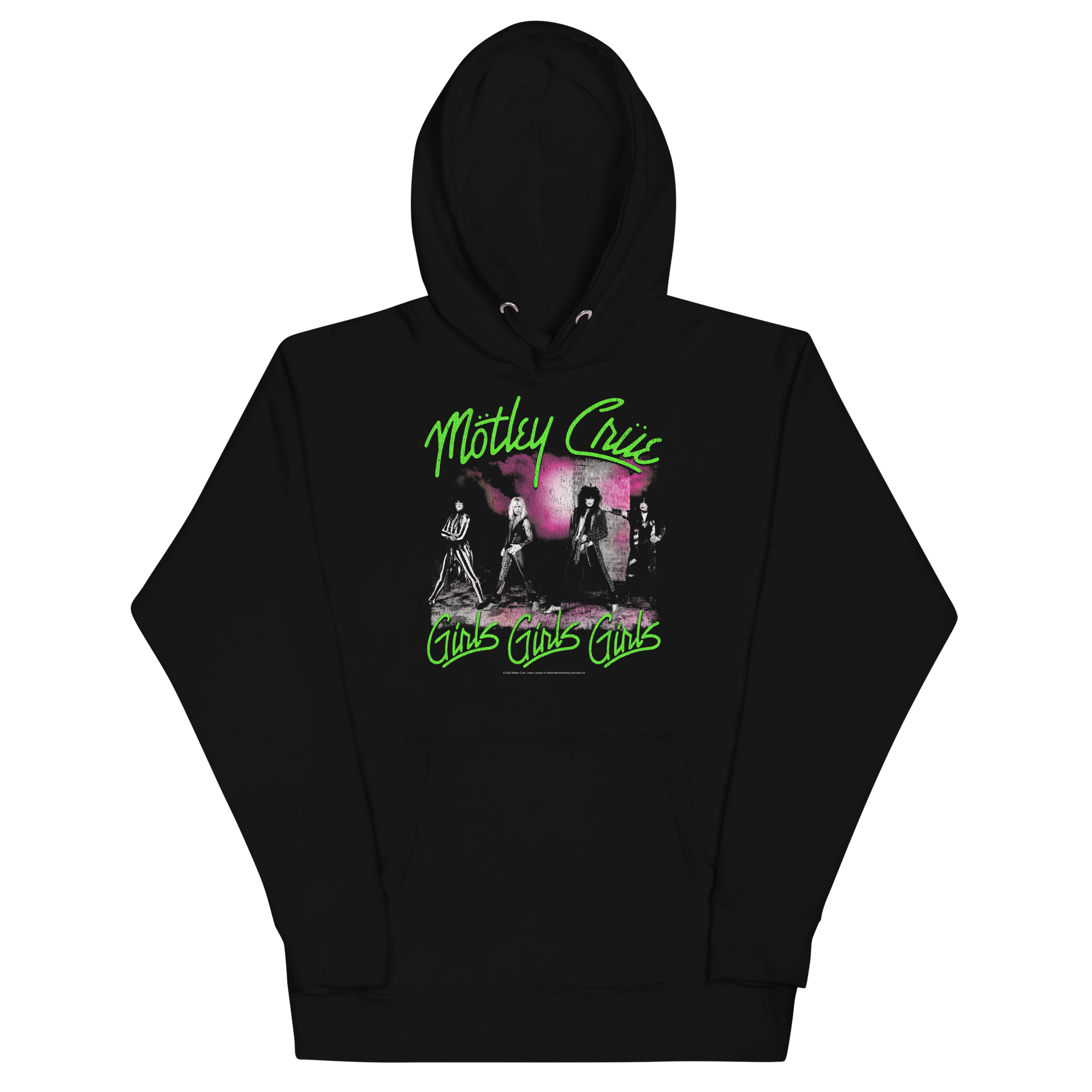 MERCHMOMENT Motley Crue Green Girls Classic Hoodie [Apparel]