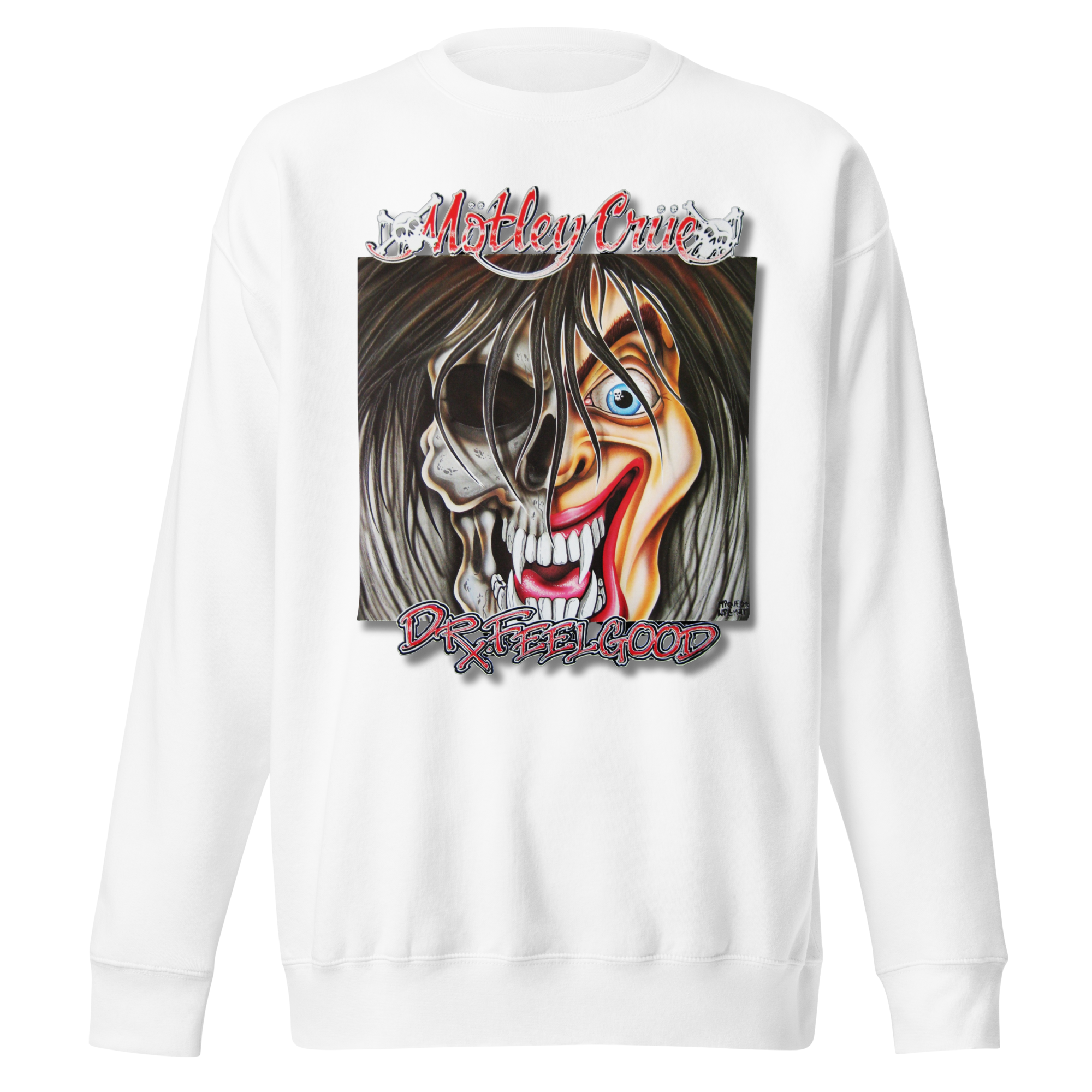 MERCHMOMENT Motley Crue - Vintage Dr. Feelgood Jumbo Print Sweatshirt [Apparel]