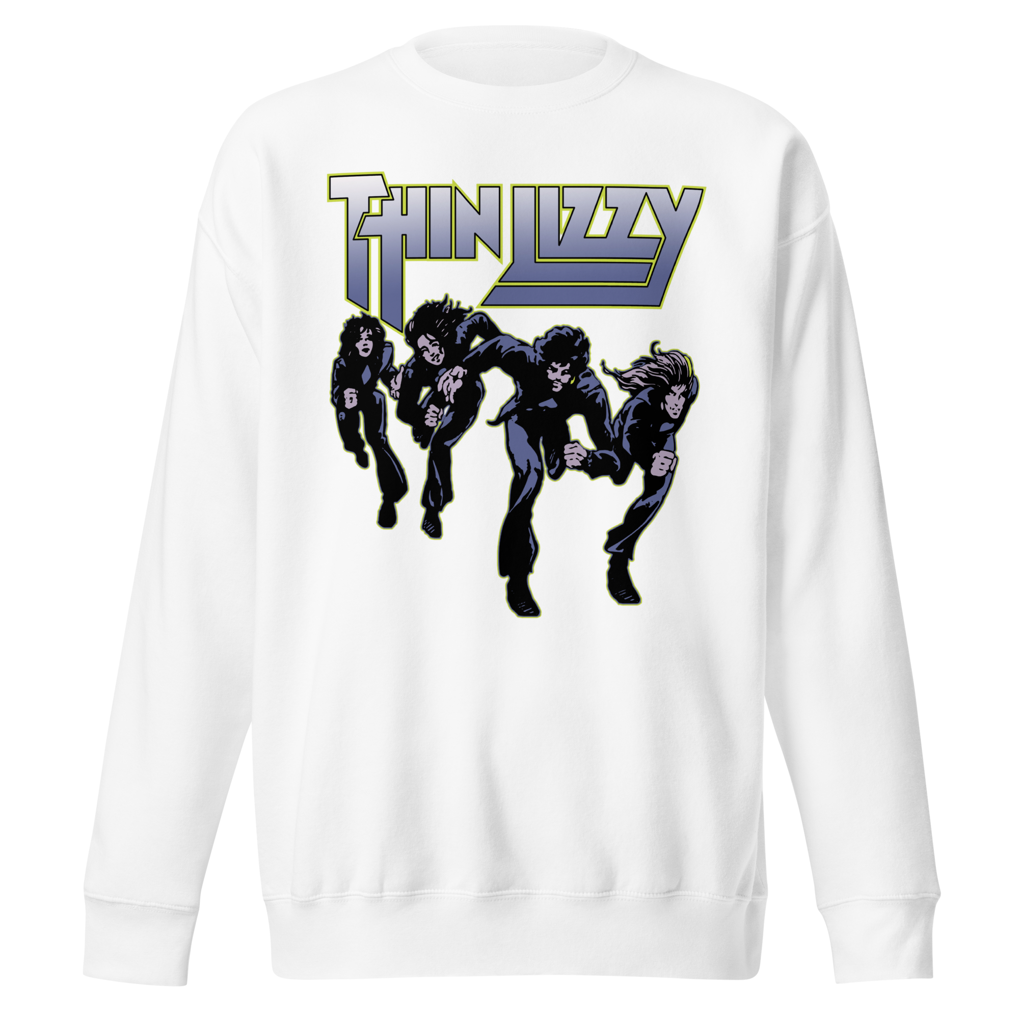 MERCHMOMENT Thin Lizzy Jailbreakers Jumbo Print Sweatshirt [Apparel]