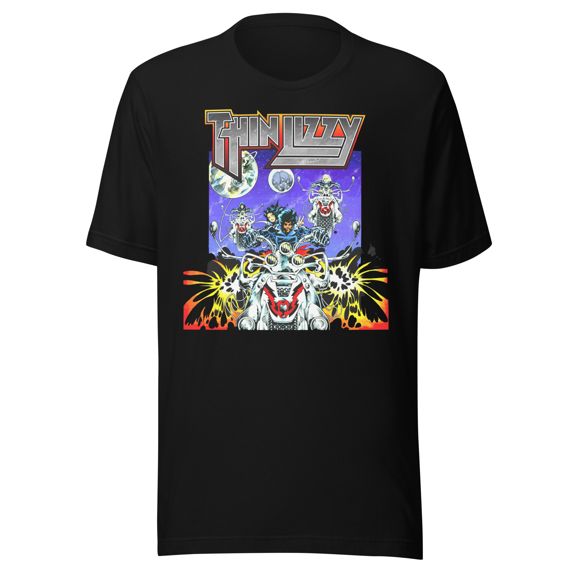 MERCHMOMENT Thin Lizzy Night Riders T-Shirt [Apparel]