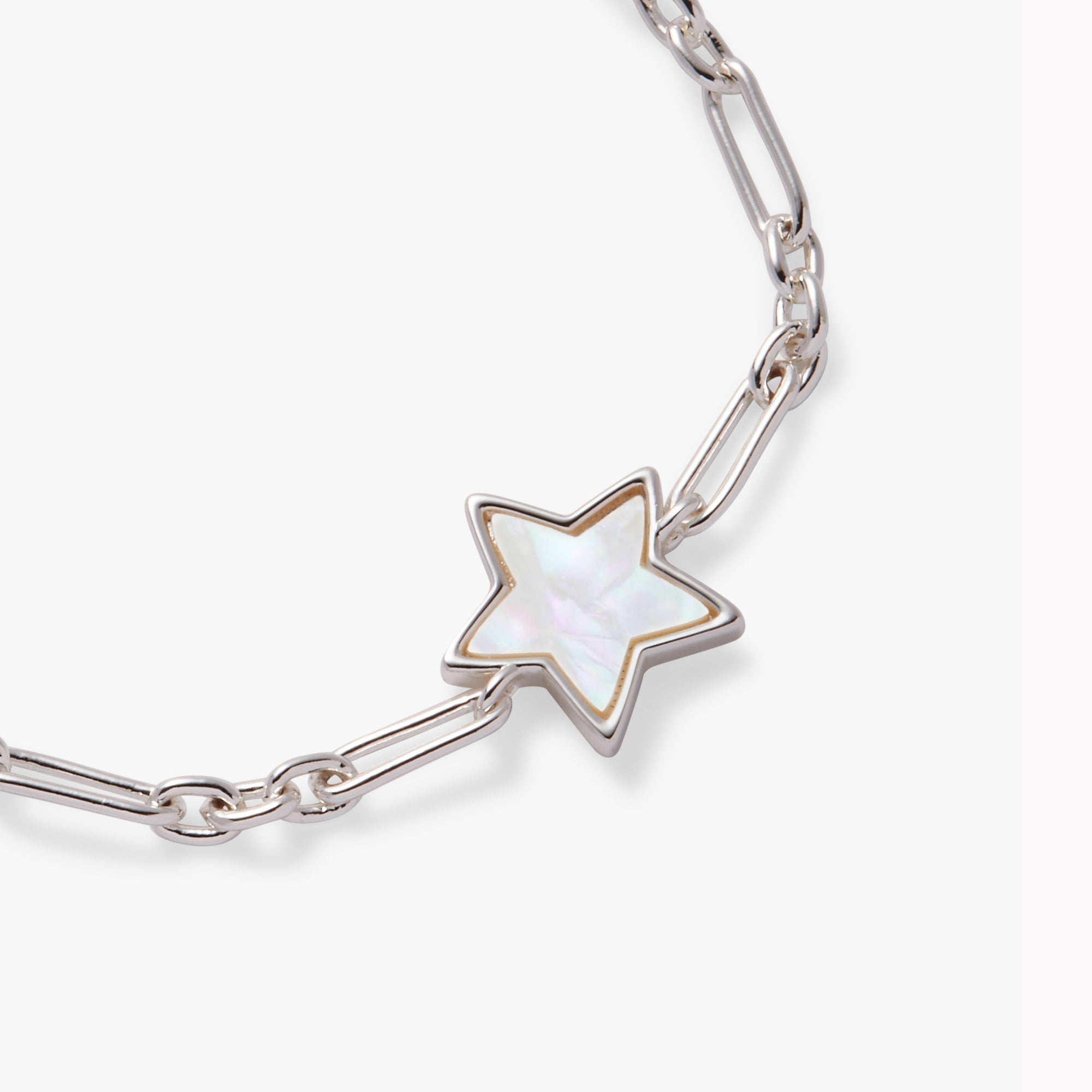 Star Mother of Pearl Adjustable Bracelet by ALEX AND ANI at Shirley Shoppe