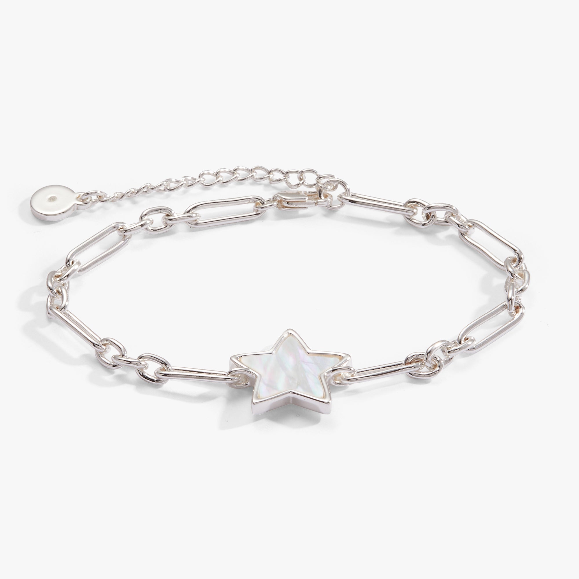 Star Mother of Pearl Adjustable Bracelet by ALEX AND ANI at Shirley Shoppe