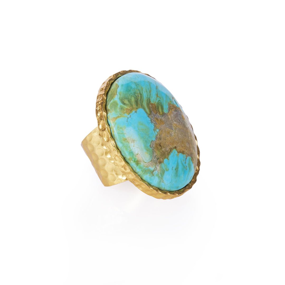 Statement Ring - Turquoise by Christina Greene at Shirley Shoppe