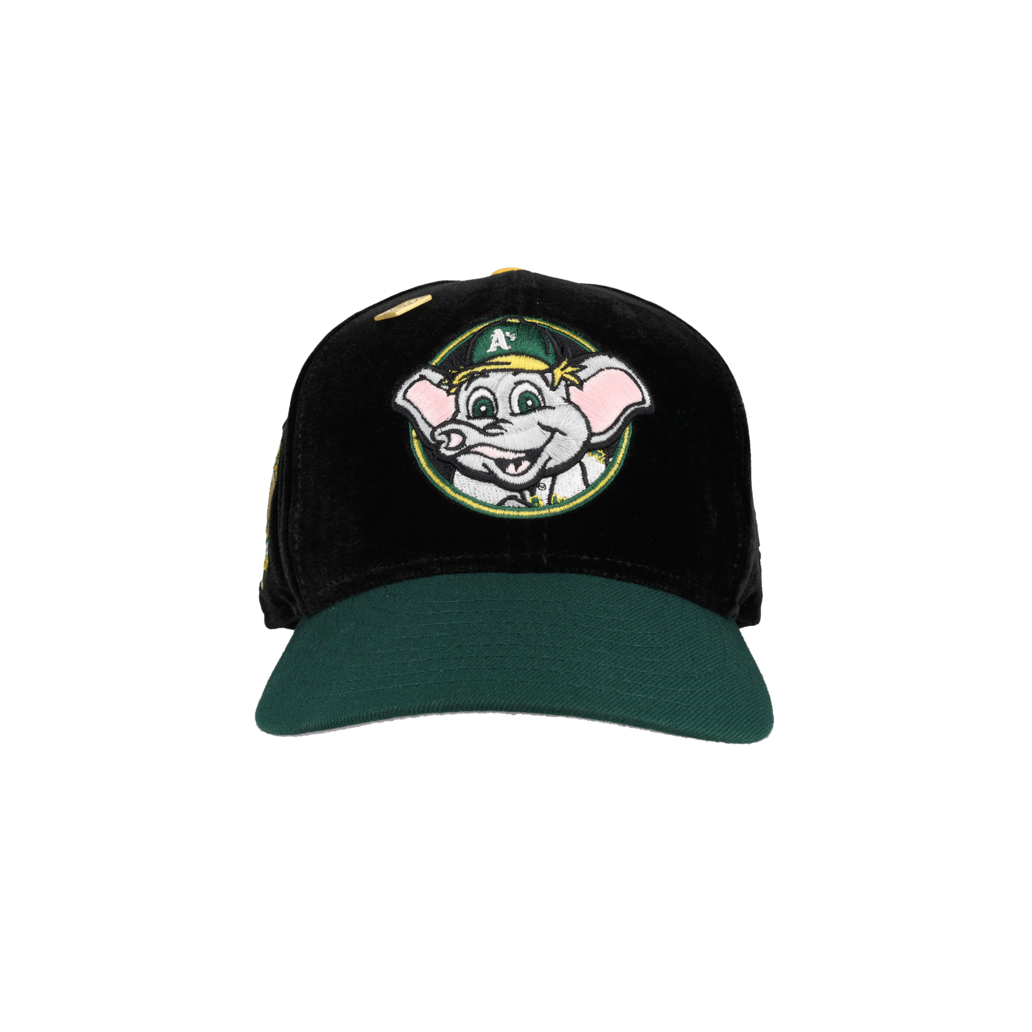 Oakland Athletics Velvet Stomper Mascot 50th Anniversary 59Fifty Fitted Hat