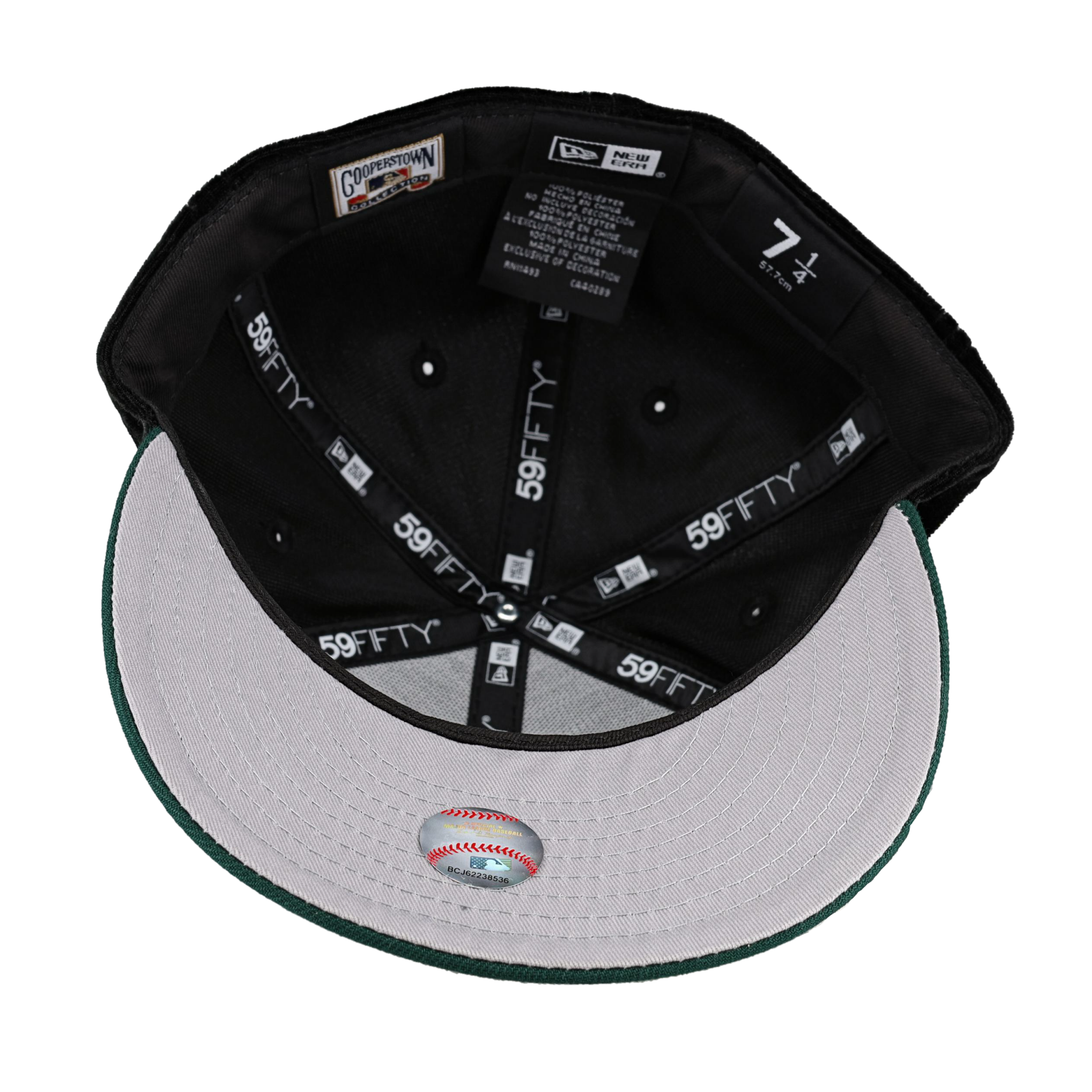 Oakland Athletics Velvet Stomper Mascot 50th Anniversary 59Fifty Fitted Hat