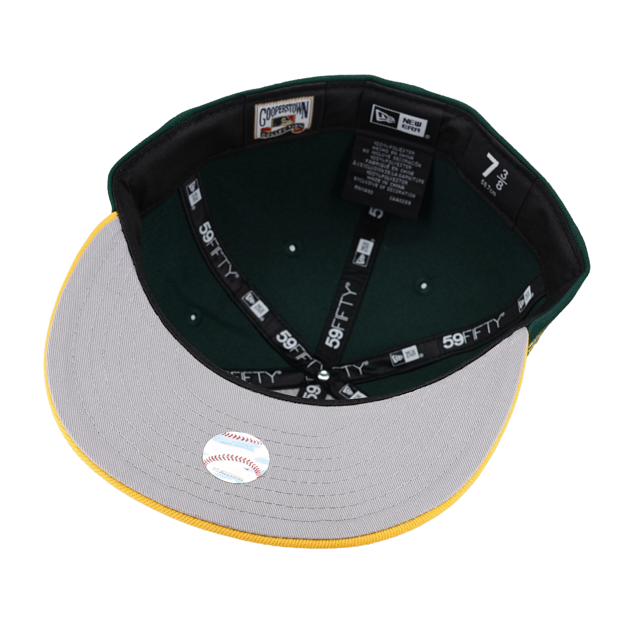 Oakland Athletics Stomper Mascot 50th Anniversary Patch 59Fifty Fitted Hat
