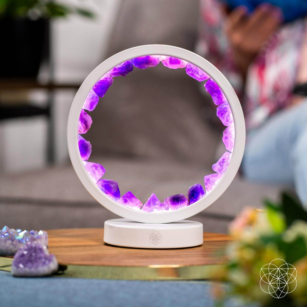 Stress Less, Sleep More – Amethyst Healing Lamp by Conscious Items at Shirley Shoppe