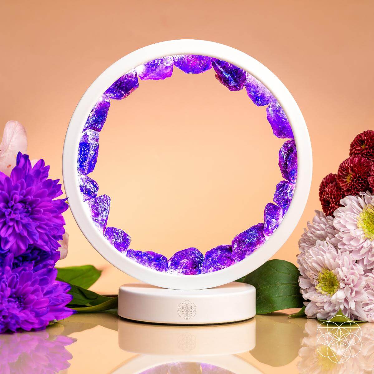 Stress Less, Sleep More – Amethyst Healing Lamp by Conscious Items at Shirley Shoppe