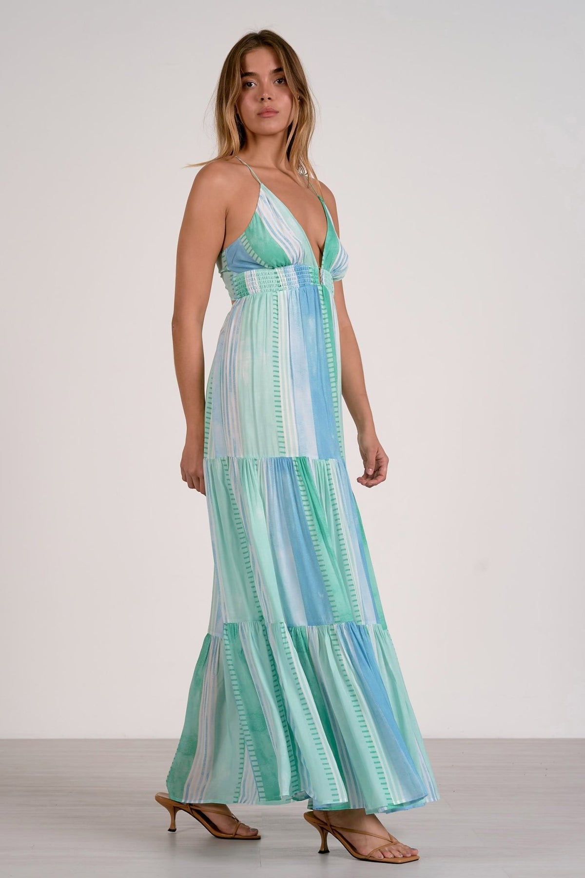 Strovia Maxi Blue Strovia by Shop Elan at Shirley Shoppe