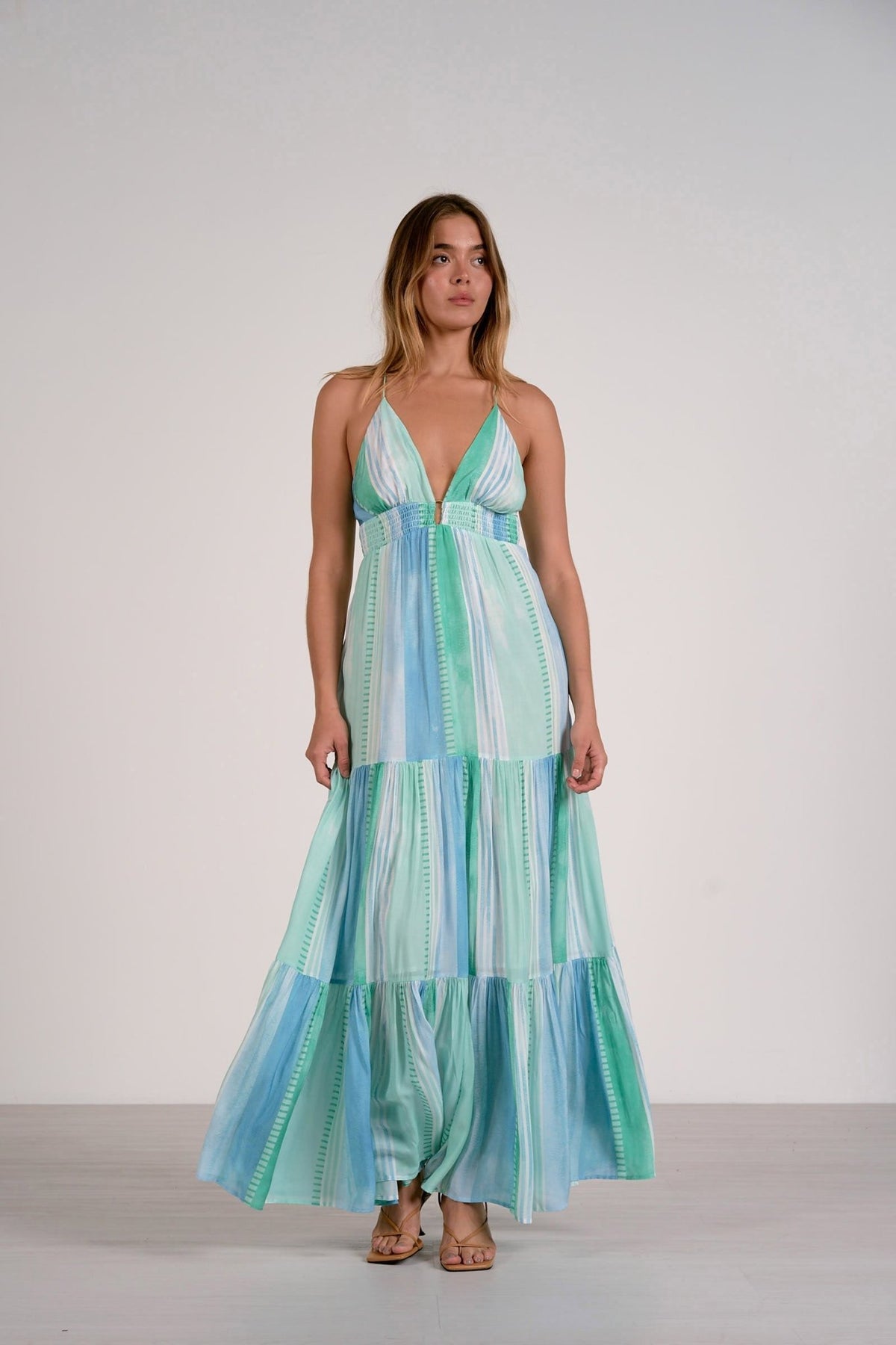 Strovia Maxi Blue Strovia by Shop Elan at Shirley Shoppe