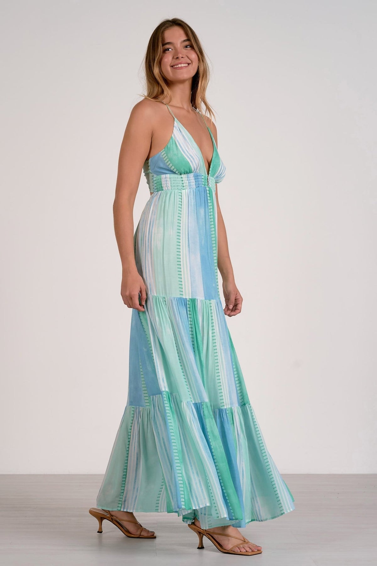 Strovia Maxi Blue Strovia by Shop Elan at Shirley Shoppe
