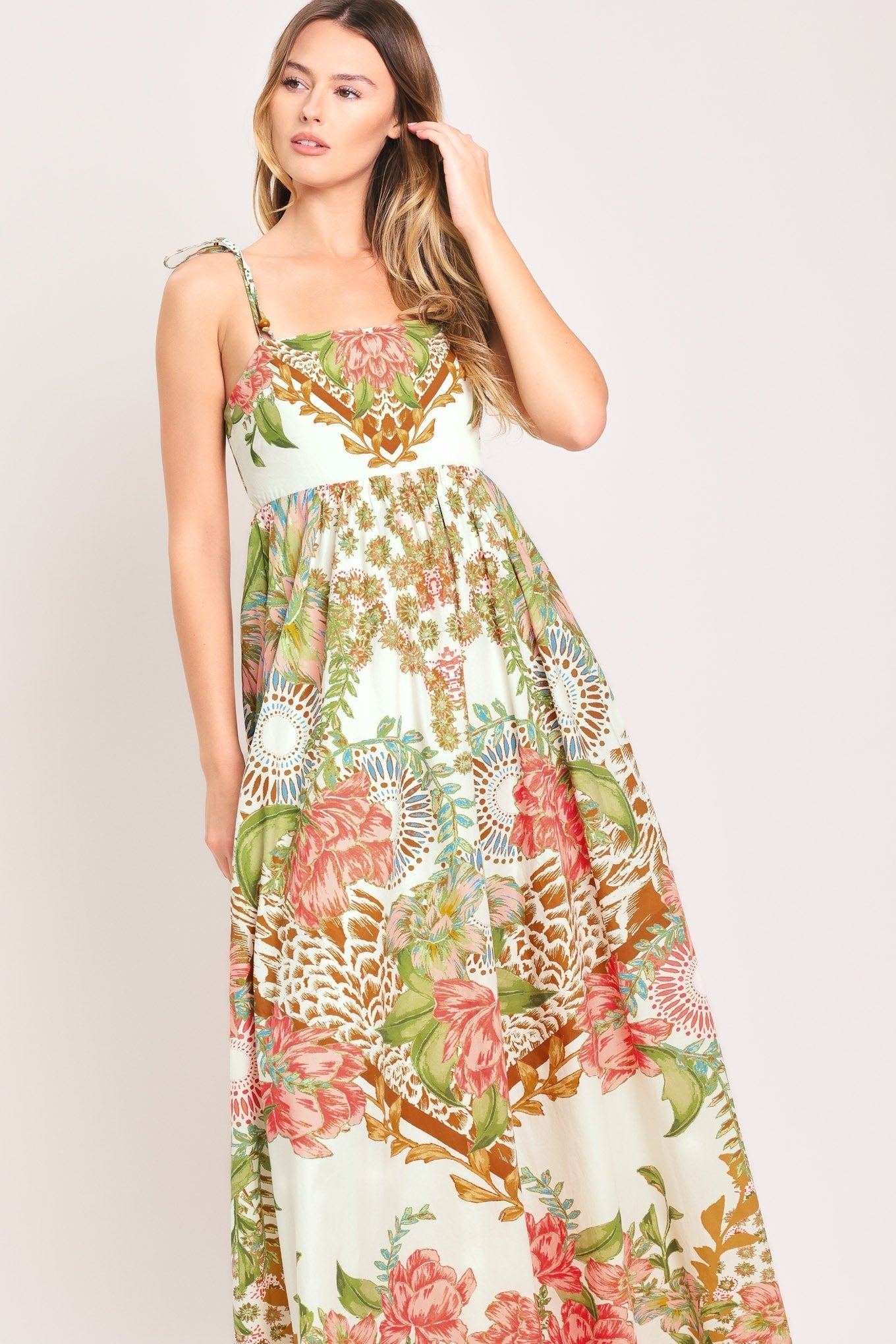 SUMMER OASIS WOVEN ANKLE DRESS by Flying Tomato at Shirley Shoppe