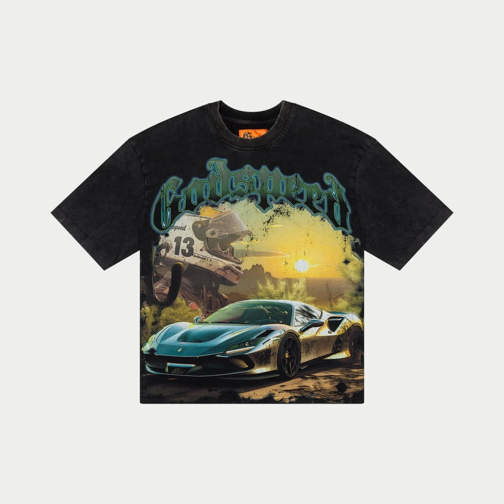 Godspeed Sunset Drift T-Shirt (Grey wash)