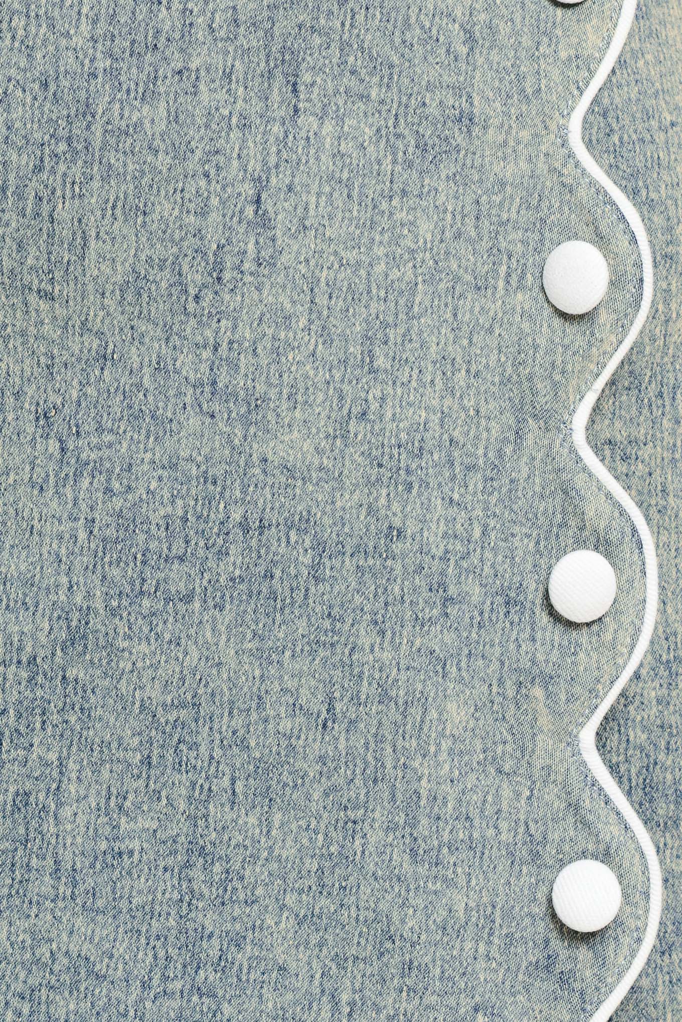 SWEET DETAIL DENIM SKORT by Flying Tomato at Shirley Shoppe