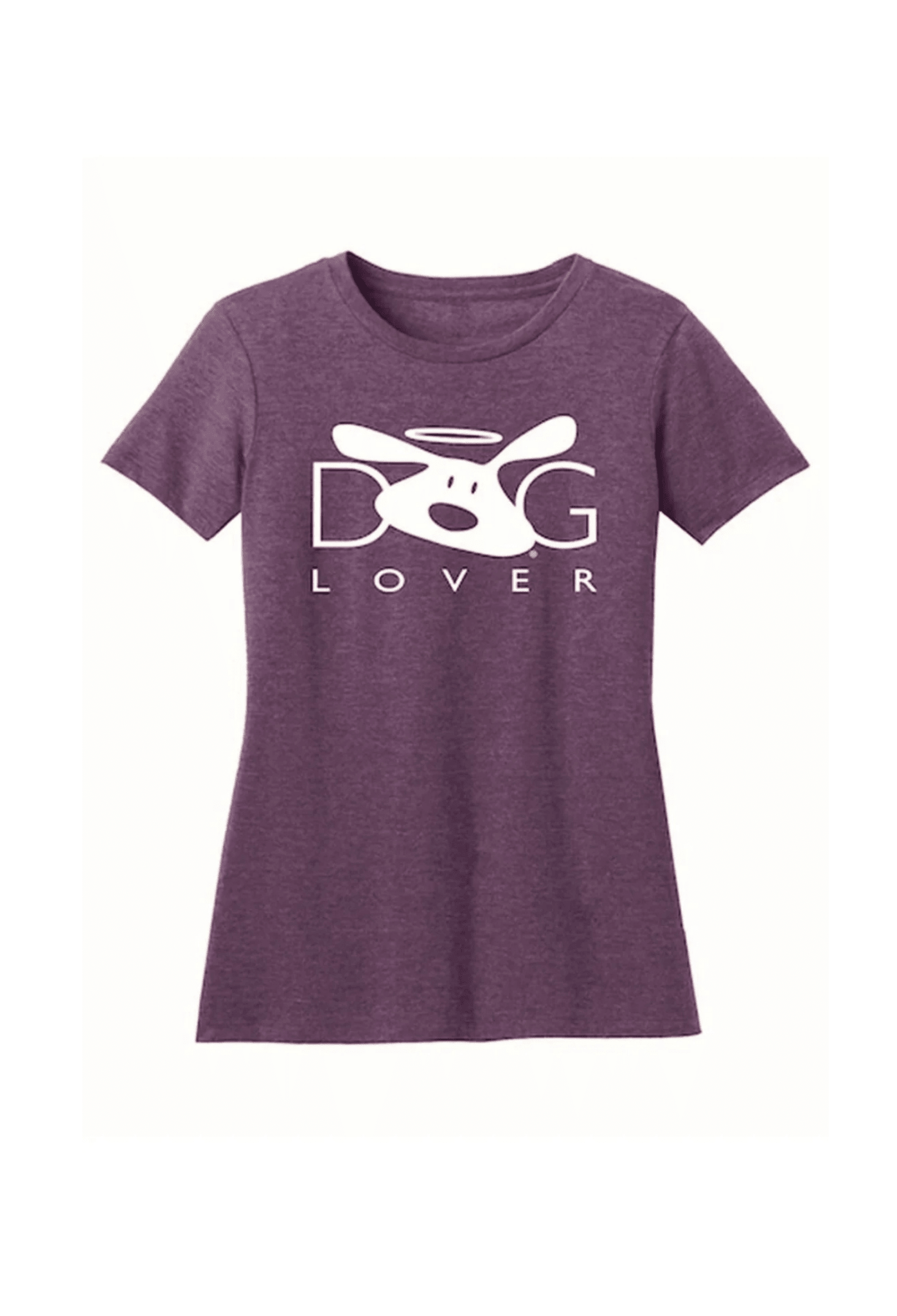 T-shirt: Dog Lover (Plum) by Dog is Good at Shirley Shoppe