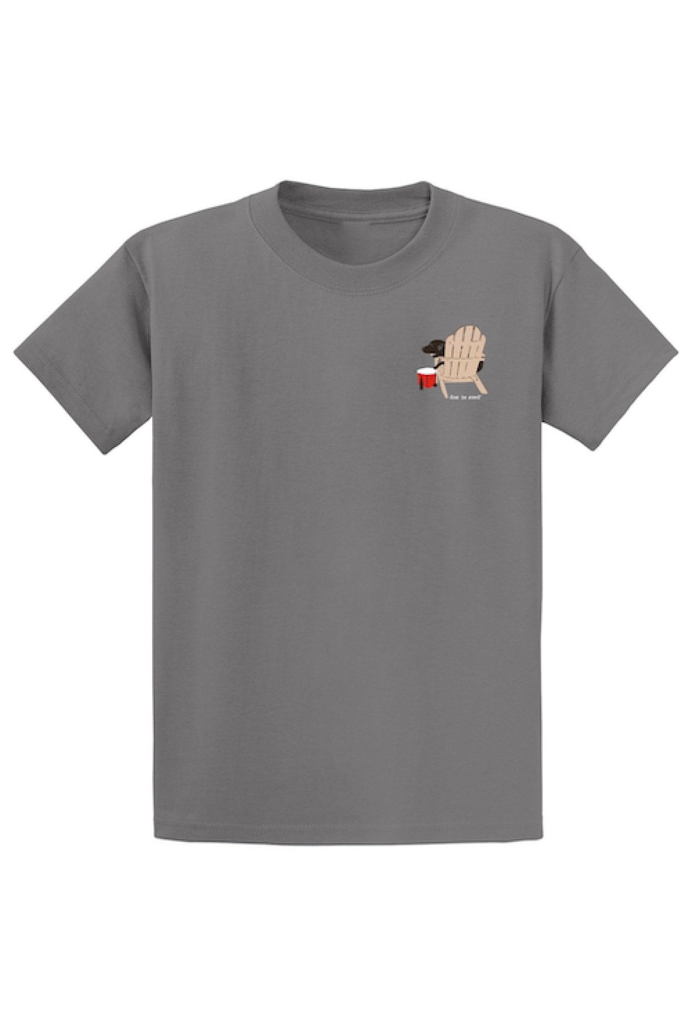 T-shirt: Never Drink Alone by Dog is Good at Shirley Shoppe