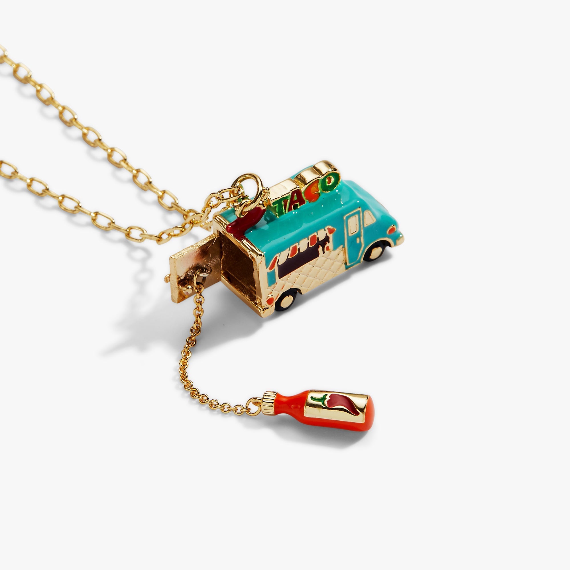 Taco Truck Locket Necklace by ALEX AND ANI at Shirley Shoppe